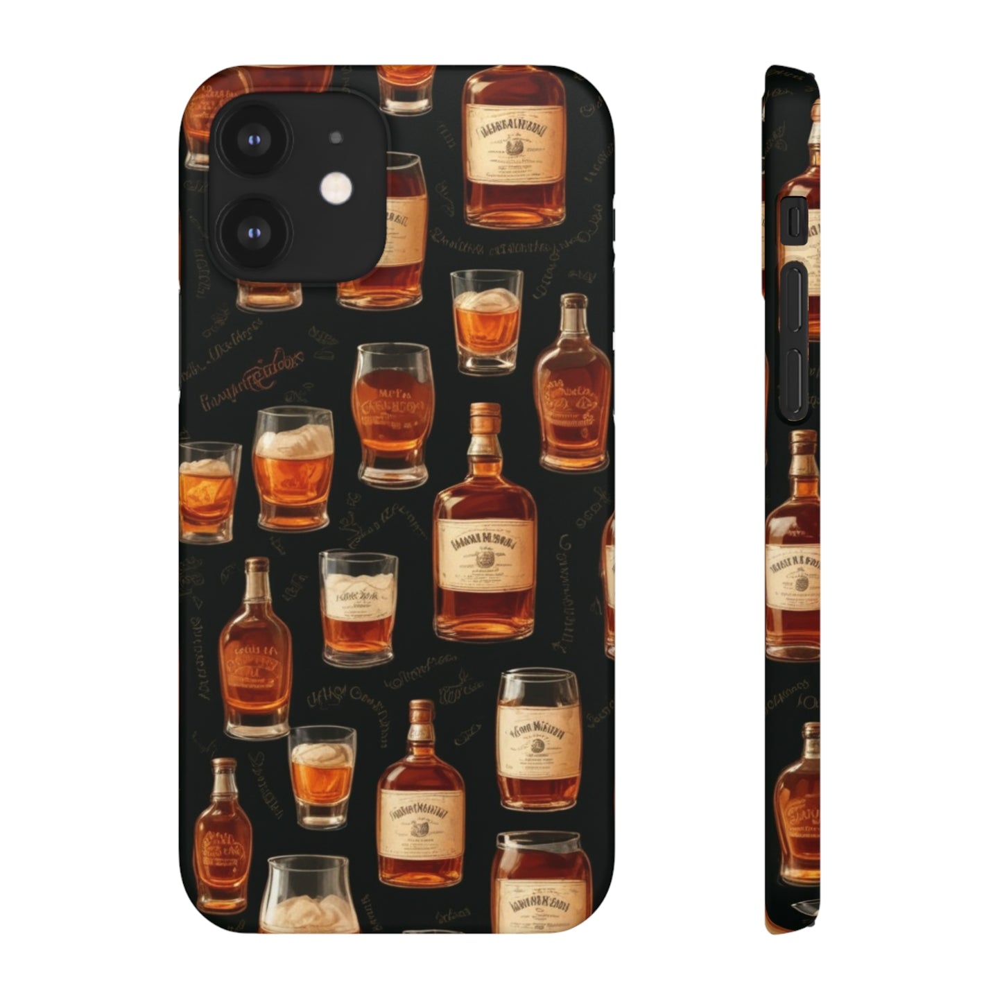 Whiskey Pattern Snap Cases