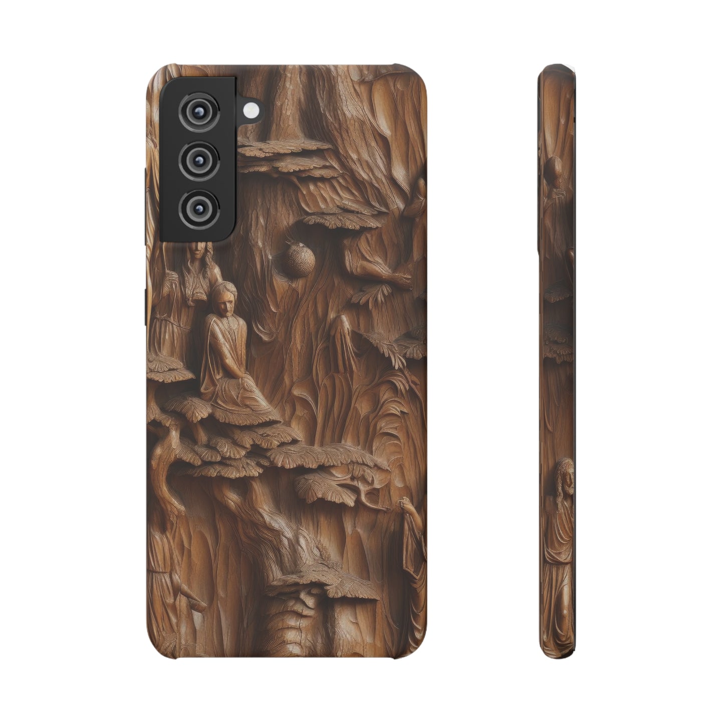 Biblical , Spiritual Carved Wood Phone cover Snap Cases .