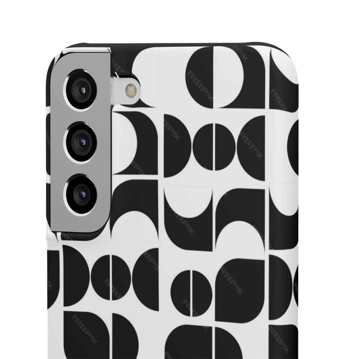 Black And White Pattern Pattern Snap Cases