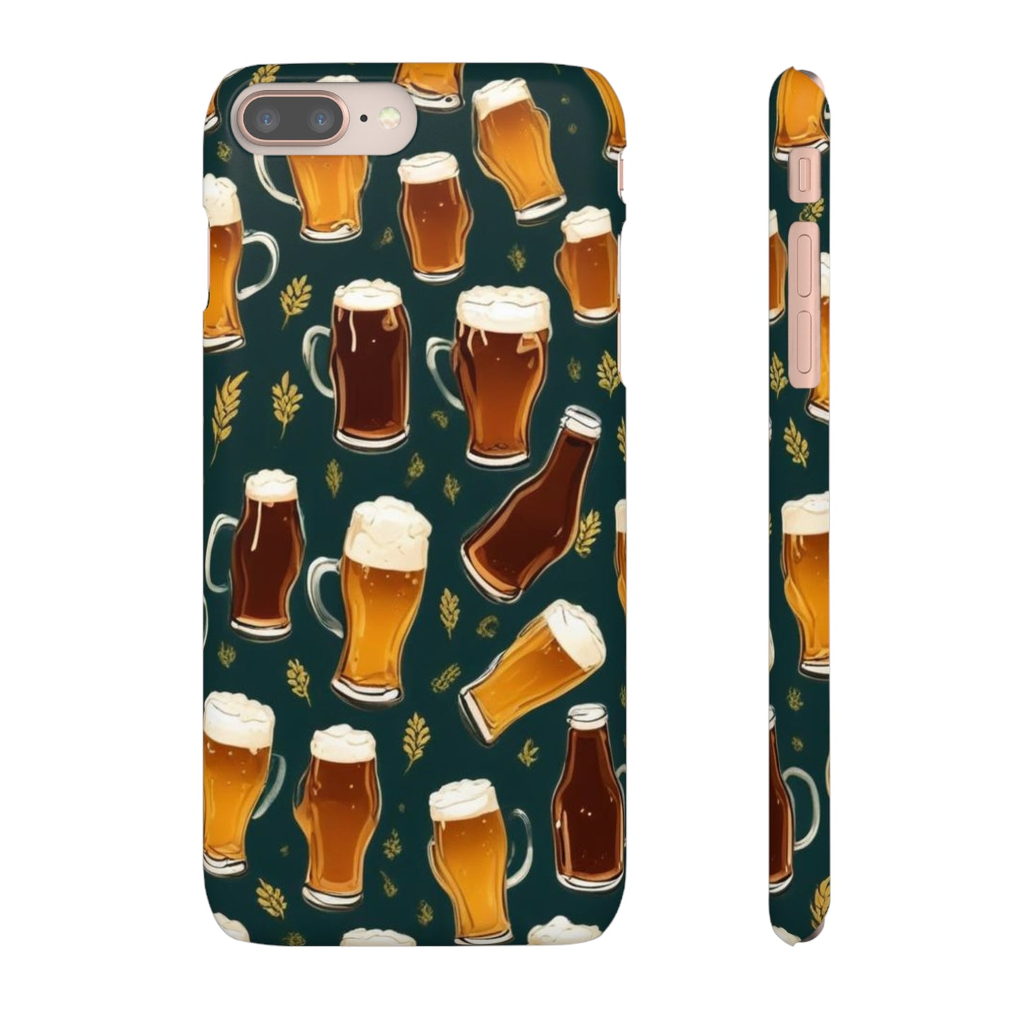 Beer Pattern Snap Cases