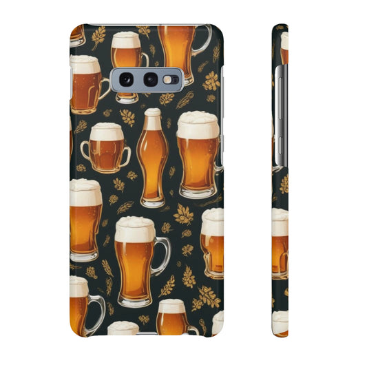 Beer Pattern Snap Cases