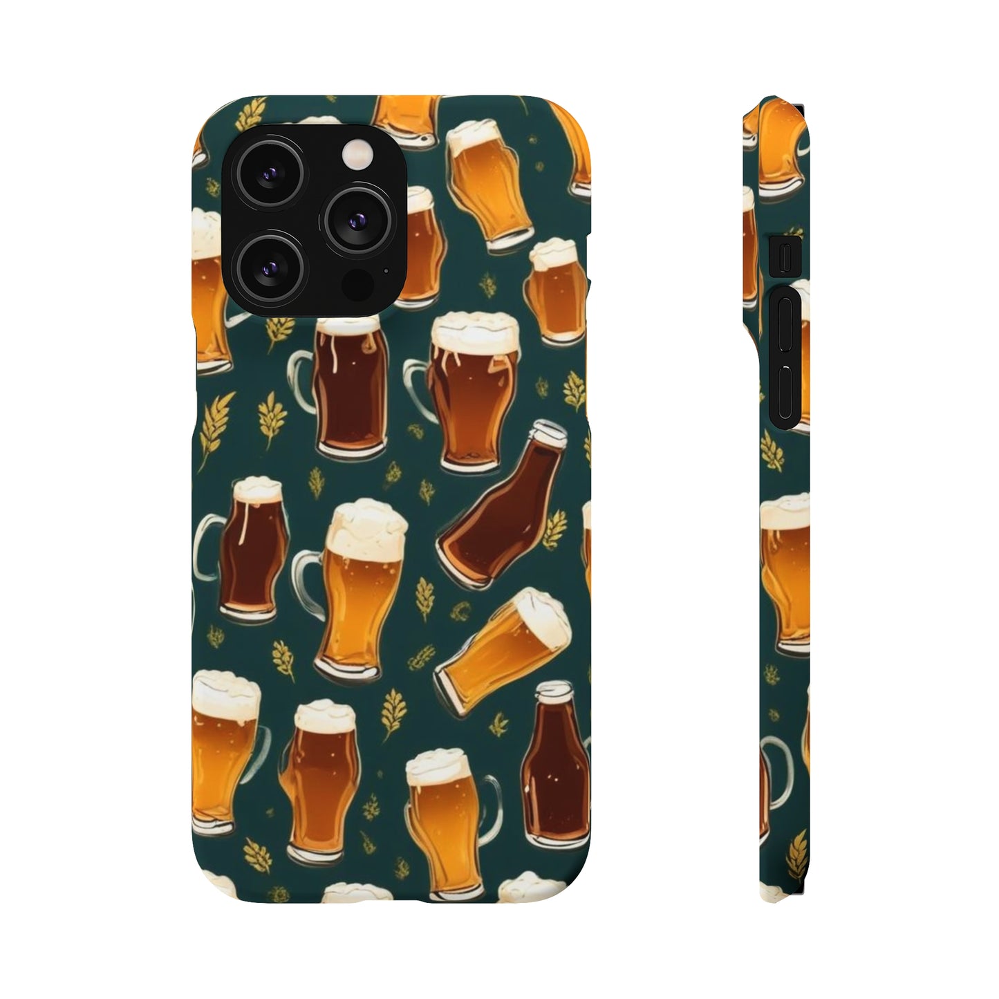 Beer Pattern Snap Cases