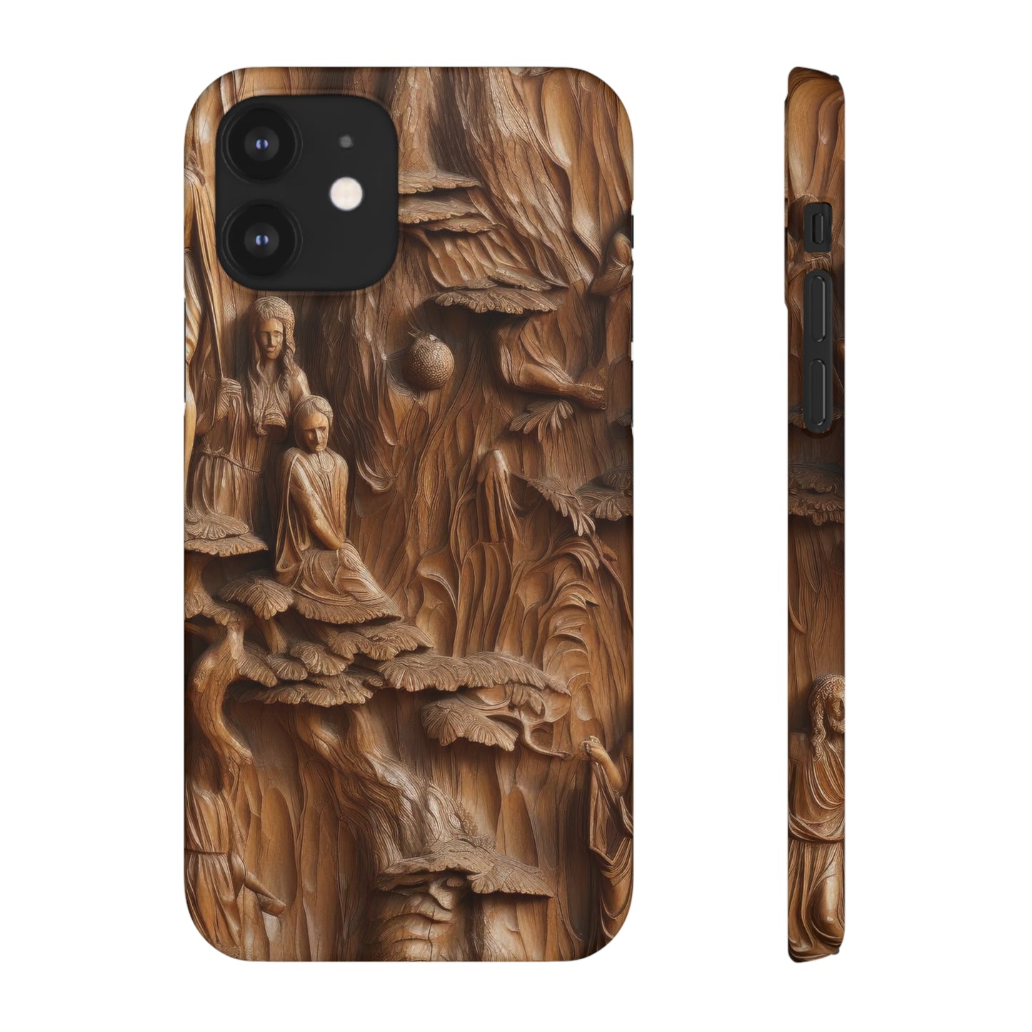 Biblical , Spiritual Carved Wood Phone cover Snap Cases .