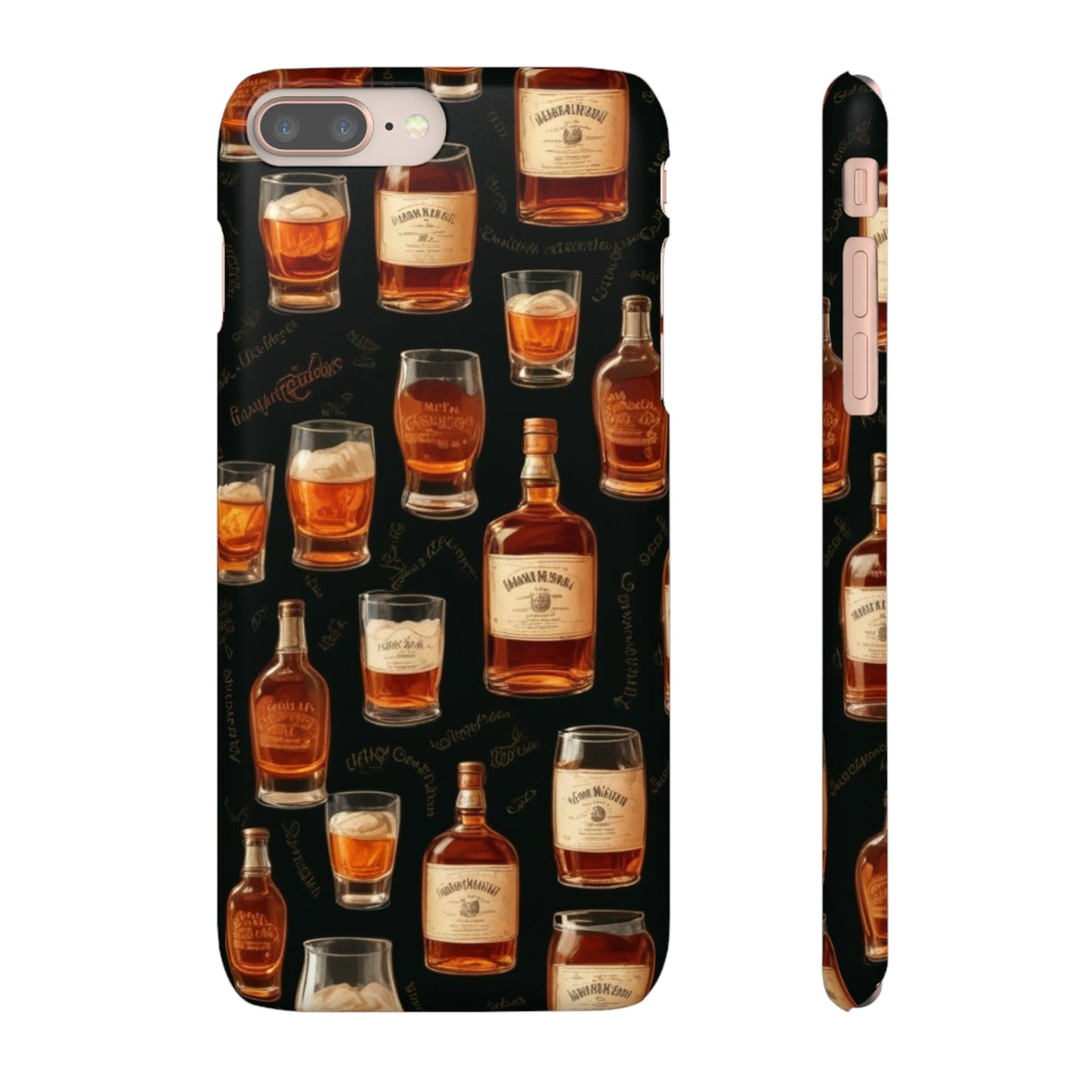 Whiskey Pattern Snap Cases