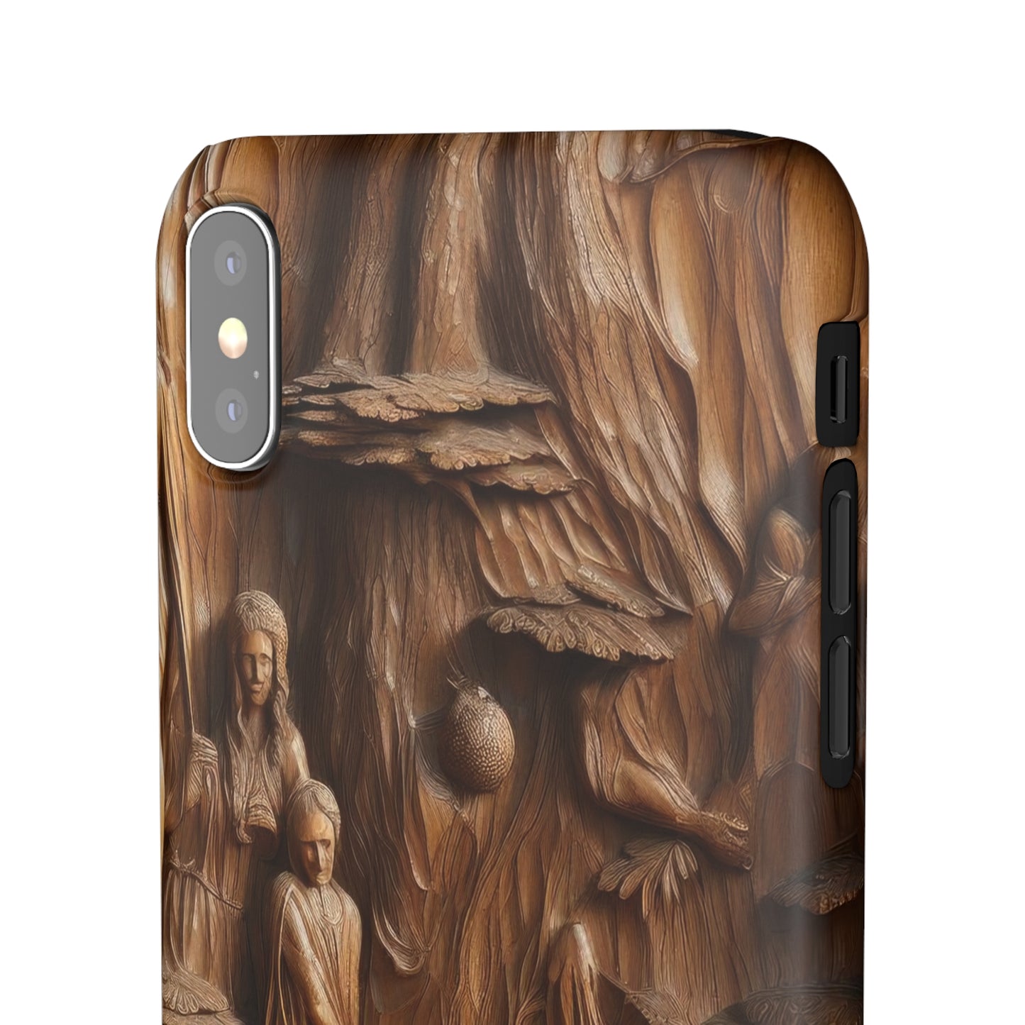 Biblical , Spiritual Carved Wood Phone cover Snap Cases .