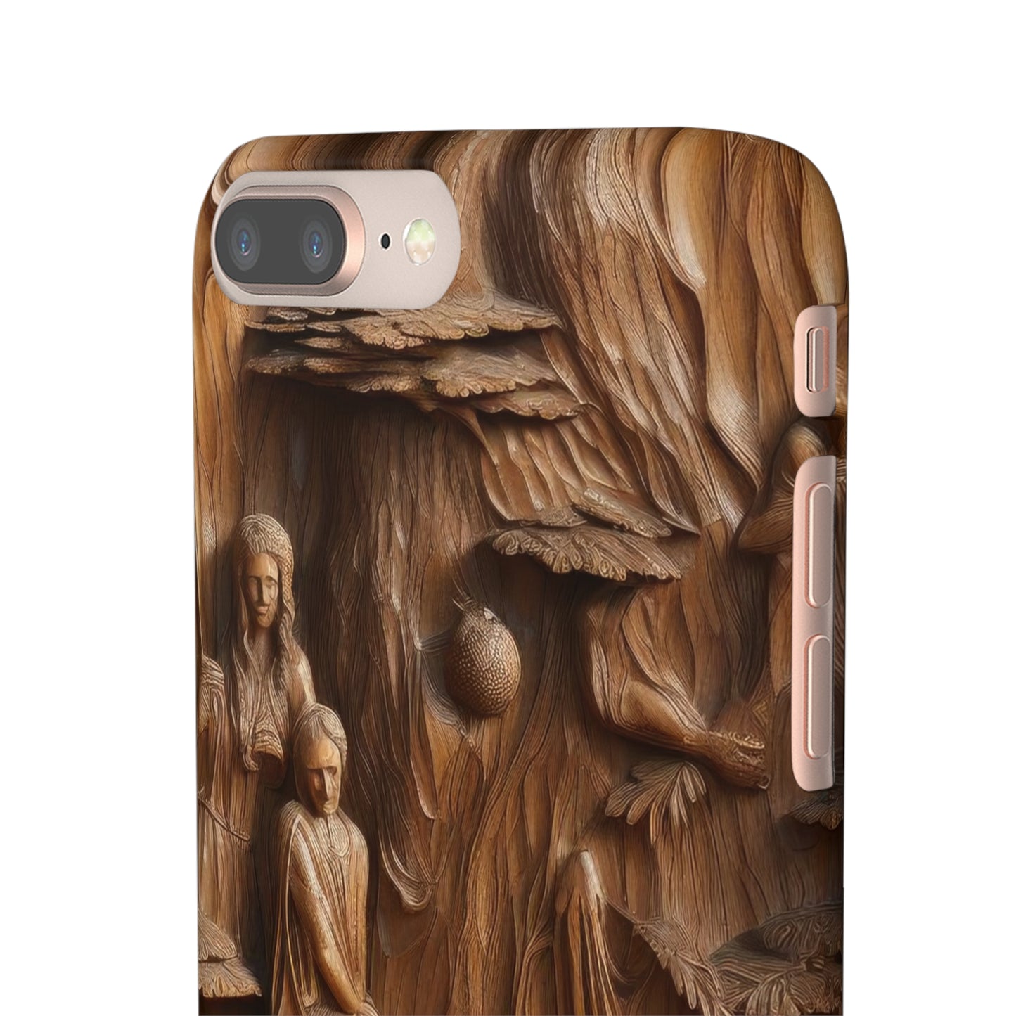 Biblical , Spiritual Carved Wood Phone cover Snap Cases .