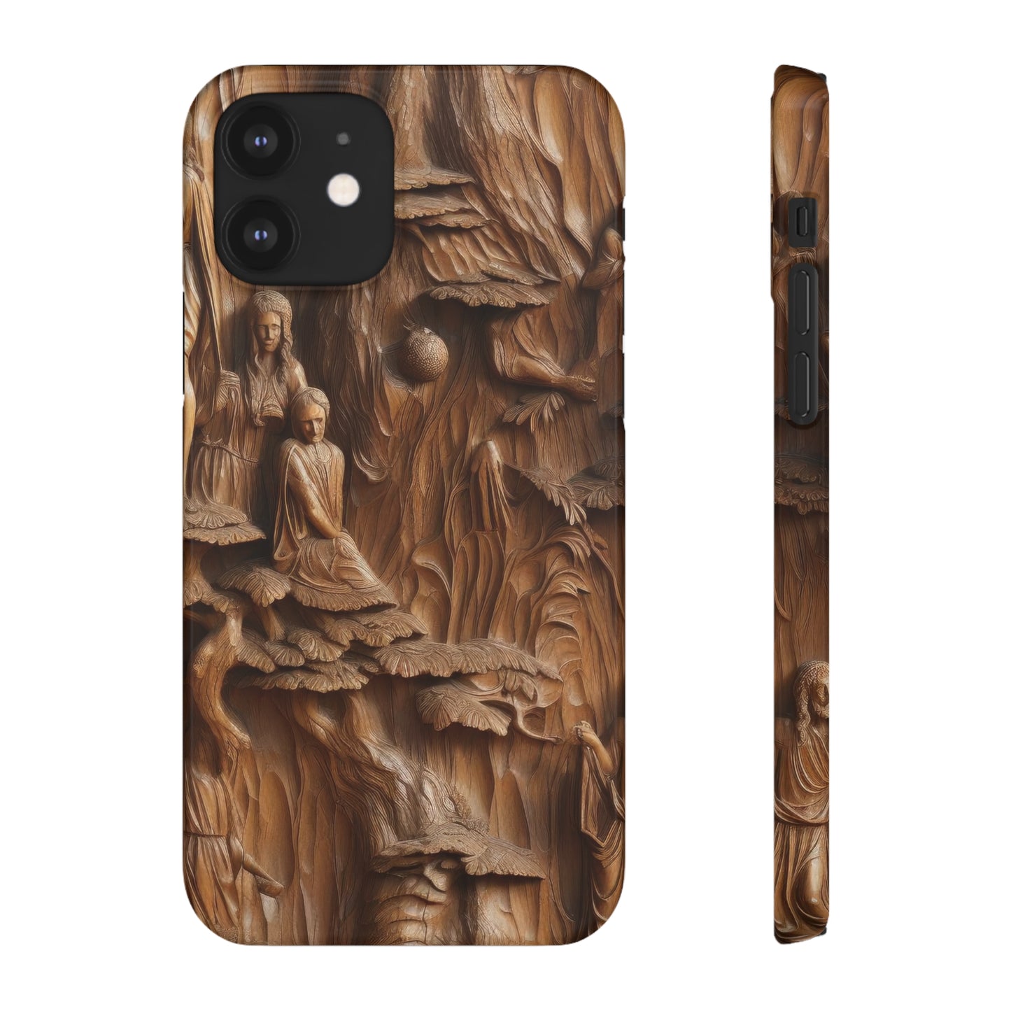 Biblical , Spiritual Carved Wood Phone cover Snap Cases .