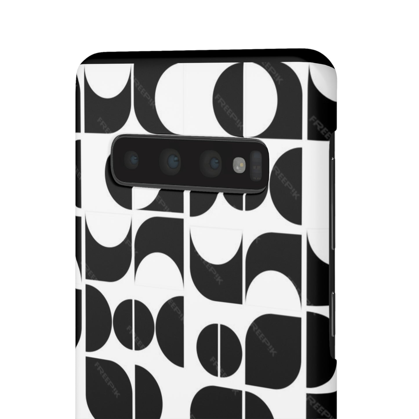 Black And White Pattern Pattern Snap Cases