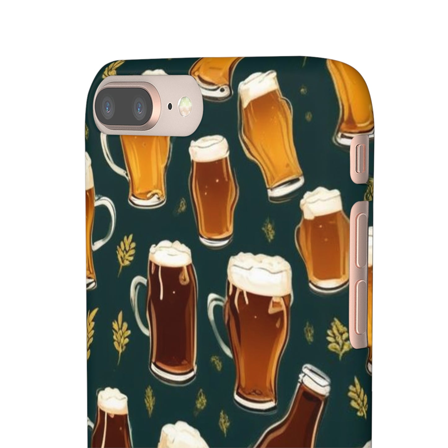 Beer Pattern Snap Cases