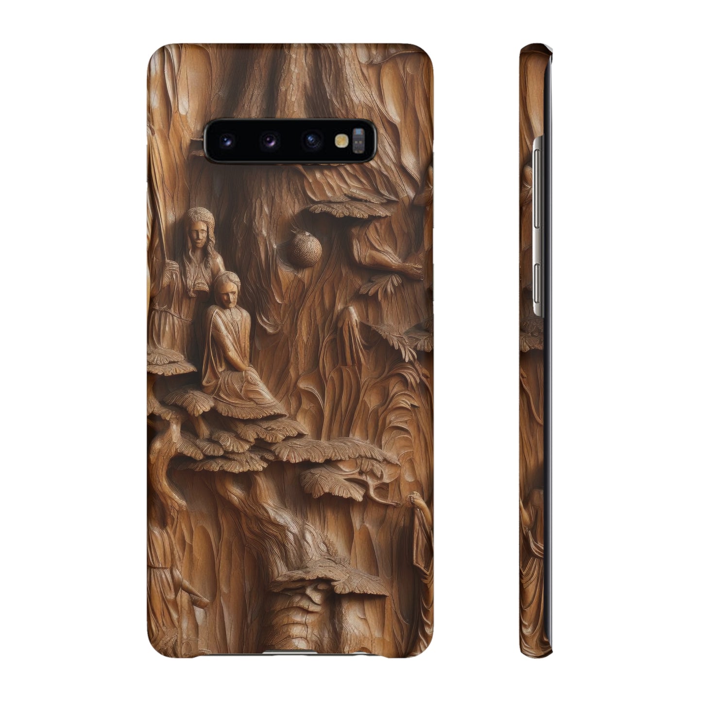 Biblical , Spiritual Carved Wood Phone cover Snap Cases .