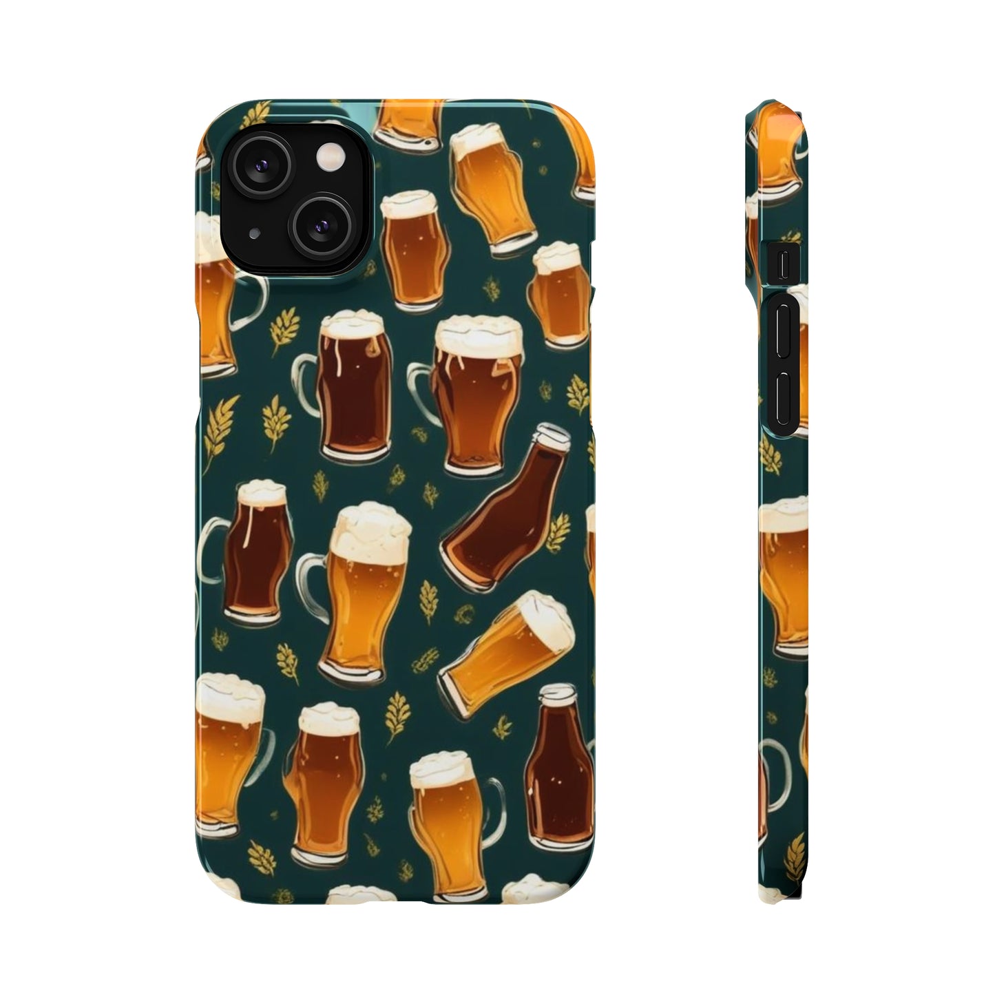 Beer Pattern Snap Cases