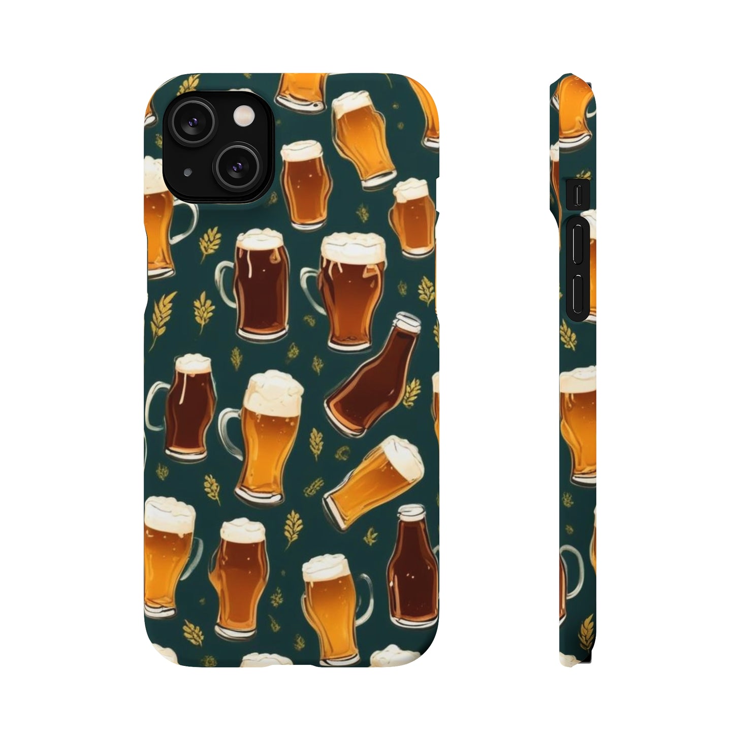 Beer Pattern Snap Cases