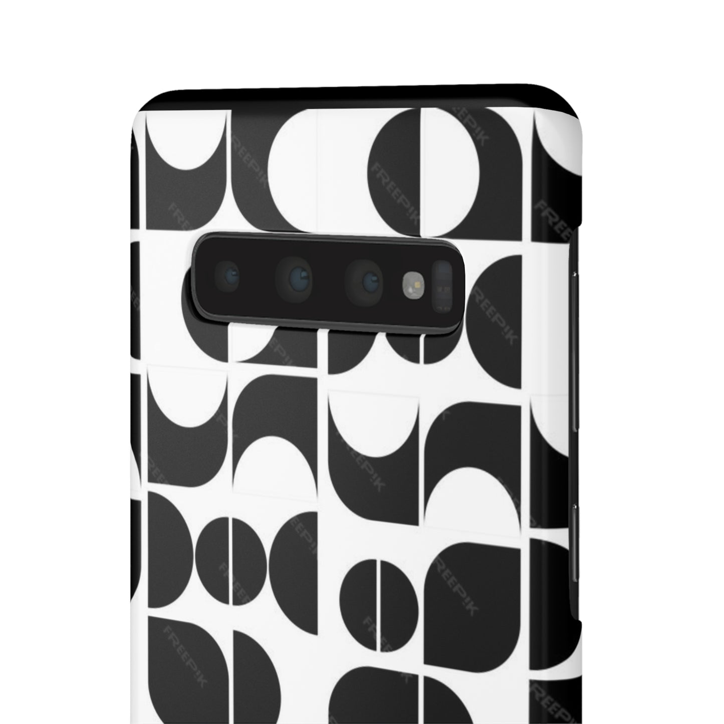 Black And White Pattern Pattern Snap Cases