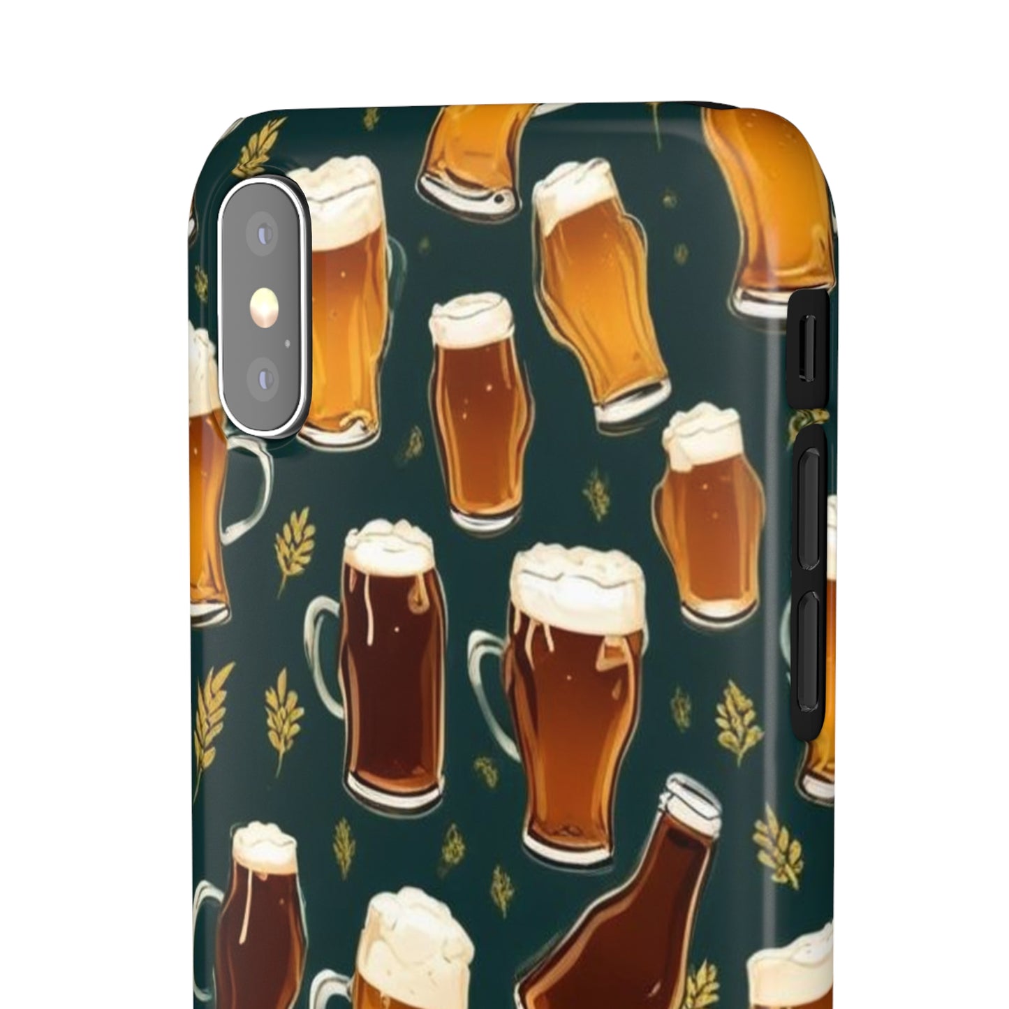 Beer Pattern Snap Cases