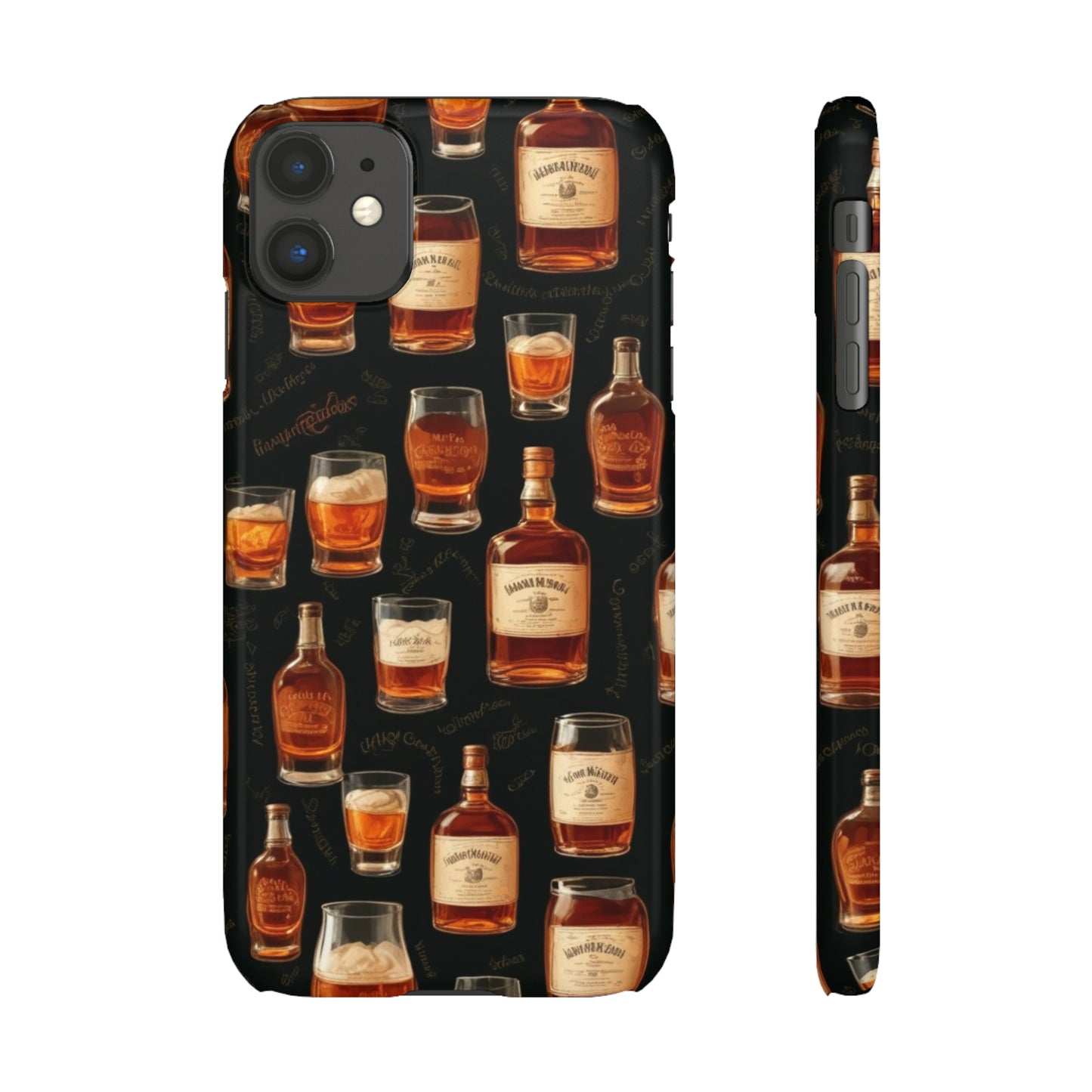 Whiskey Pattern Snap Cases