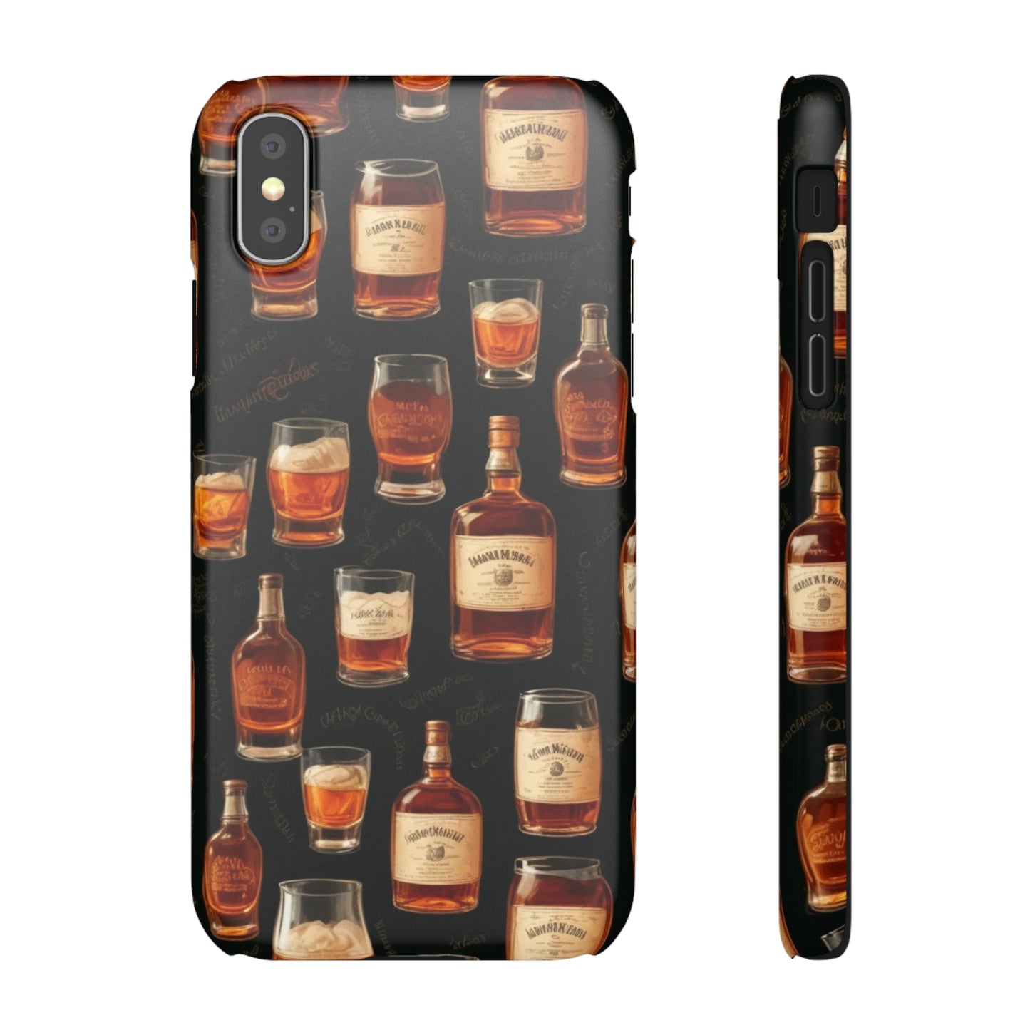 Whiskey Pattern Snap Cases