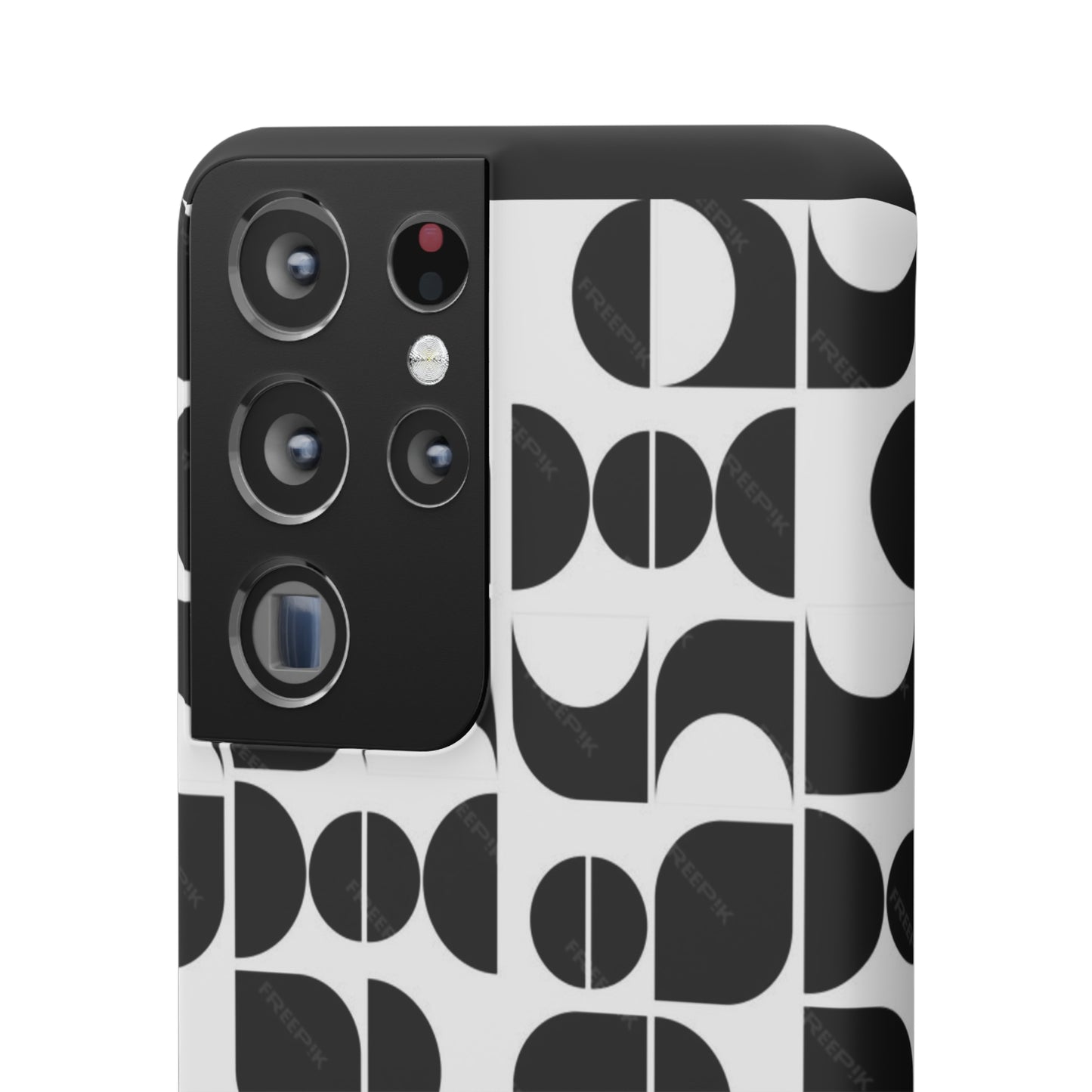 Black And White Pattern Pattern Snap Cases