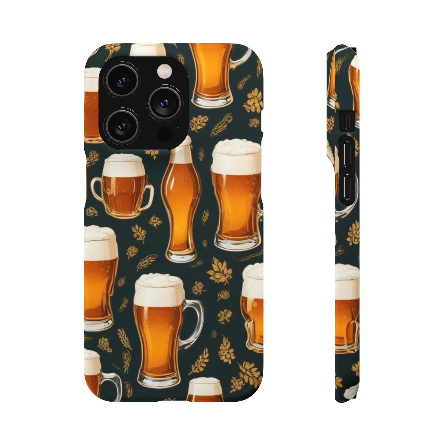 Beer Pattern Snap Cases