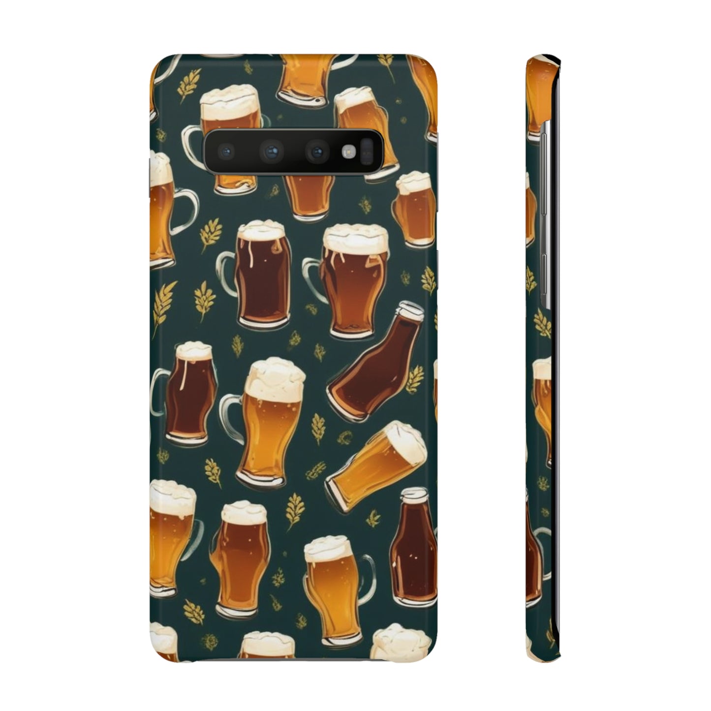 Beer Pattern Snap Cases
