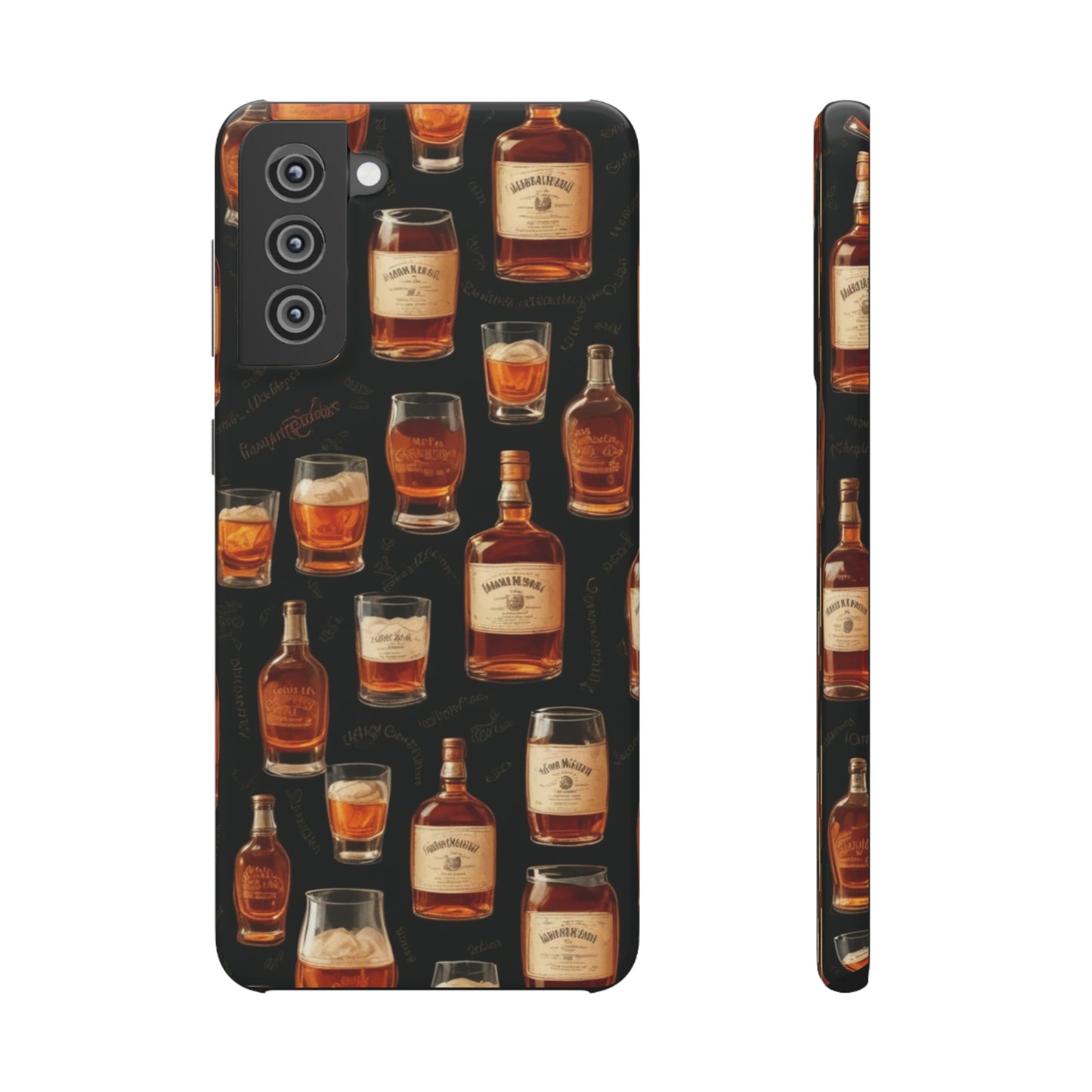 Whiskey Pattern Snap Cases