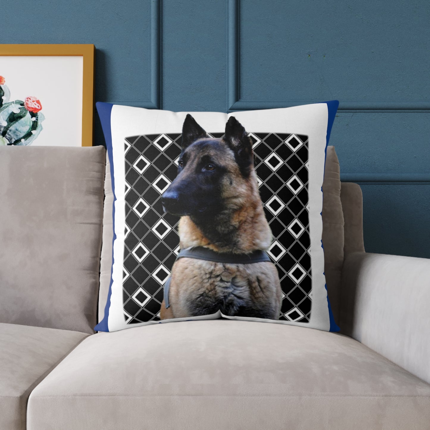 Square Poly Canvas Pillow