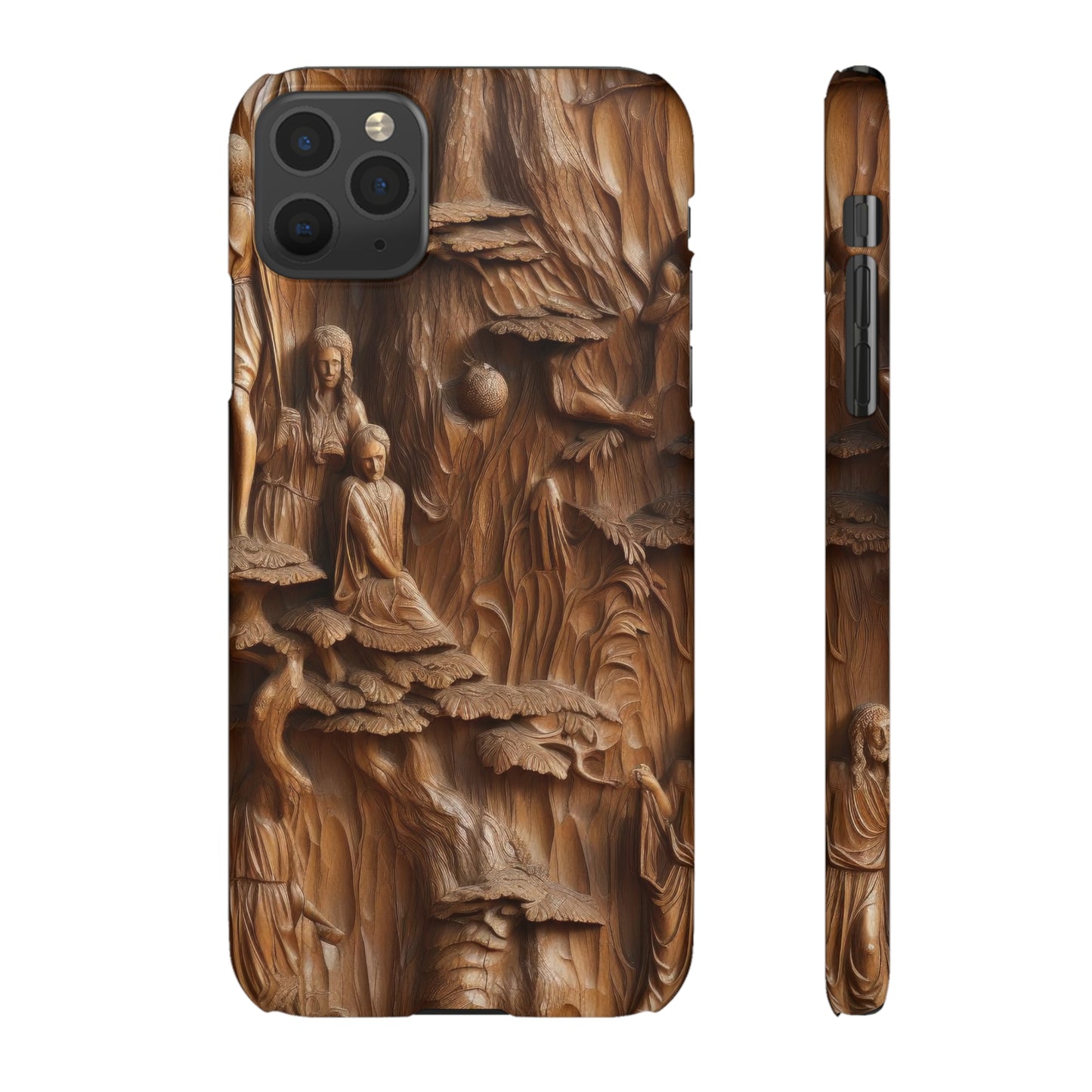 Biblical , Spiritual Carved Wood Phone cover Snap Cases .