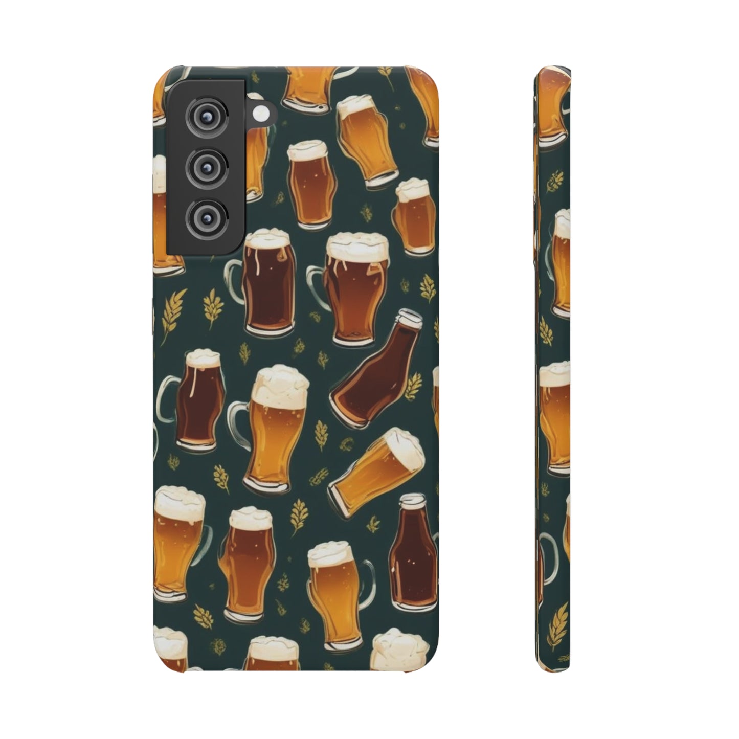 Beer Pattern Snap Cases