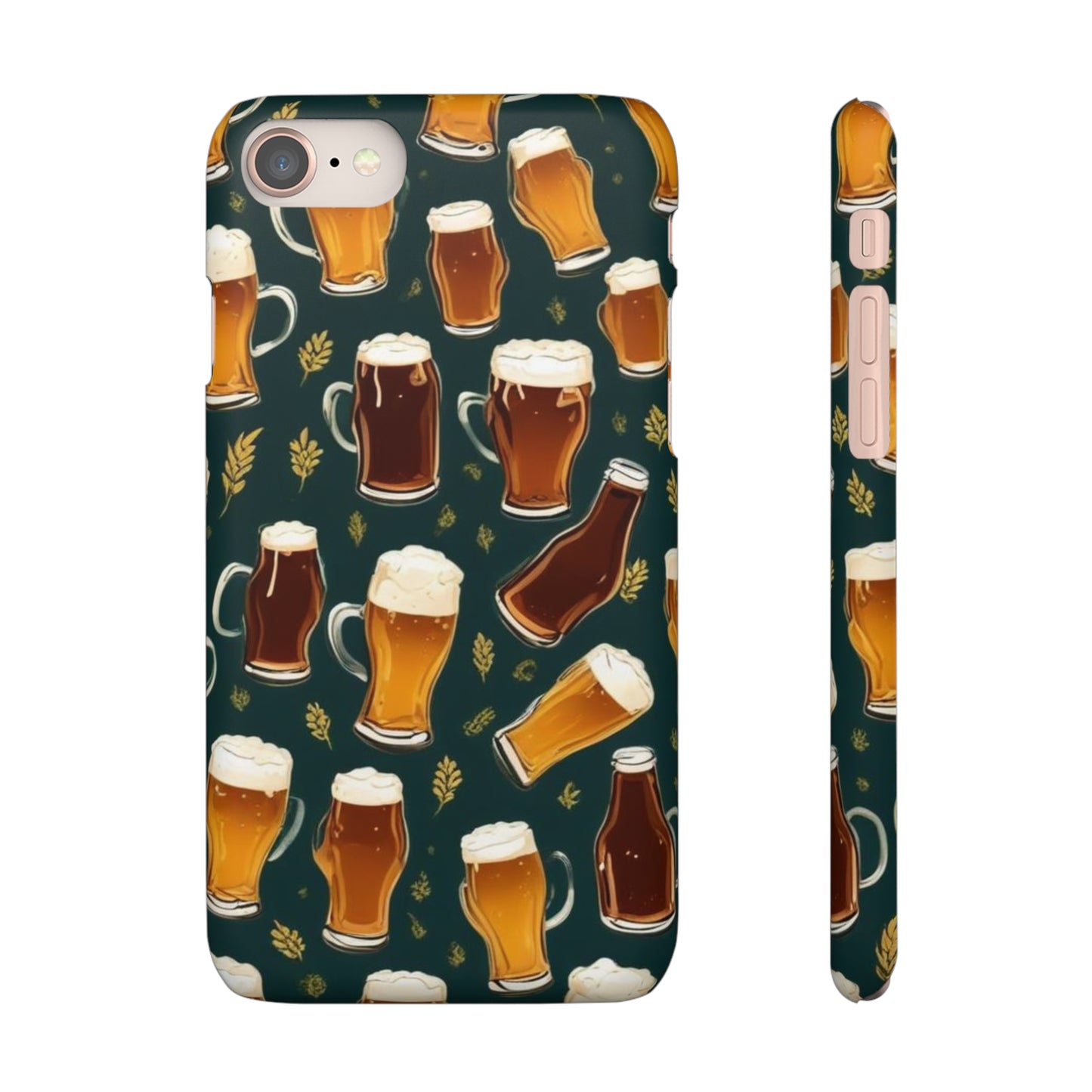 Beer Pattern Snap Cases