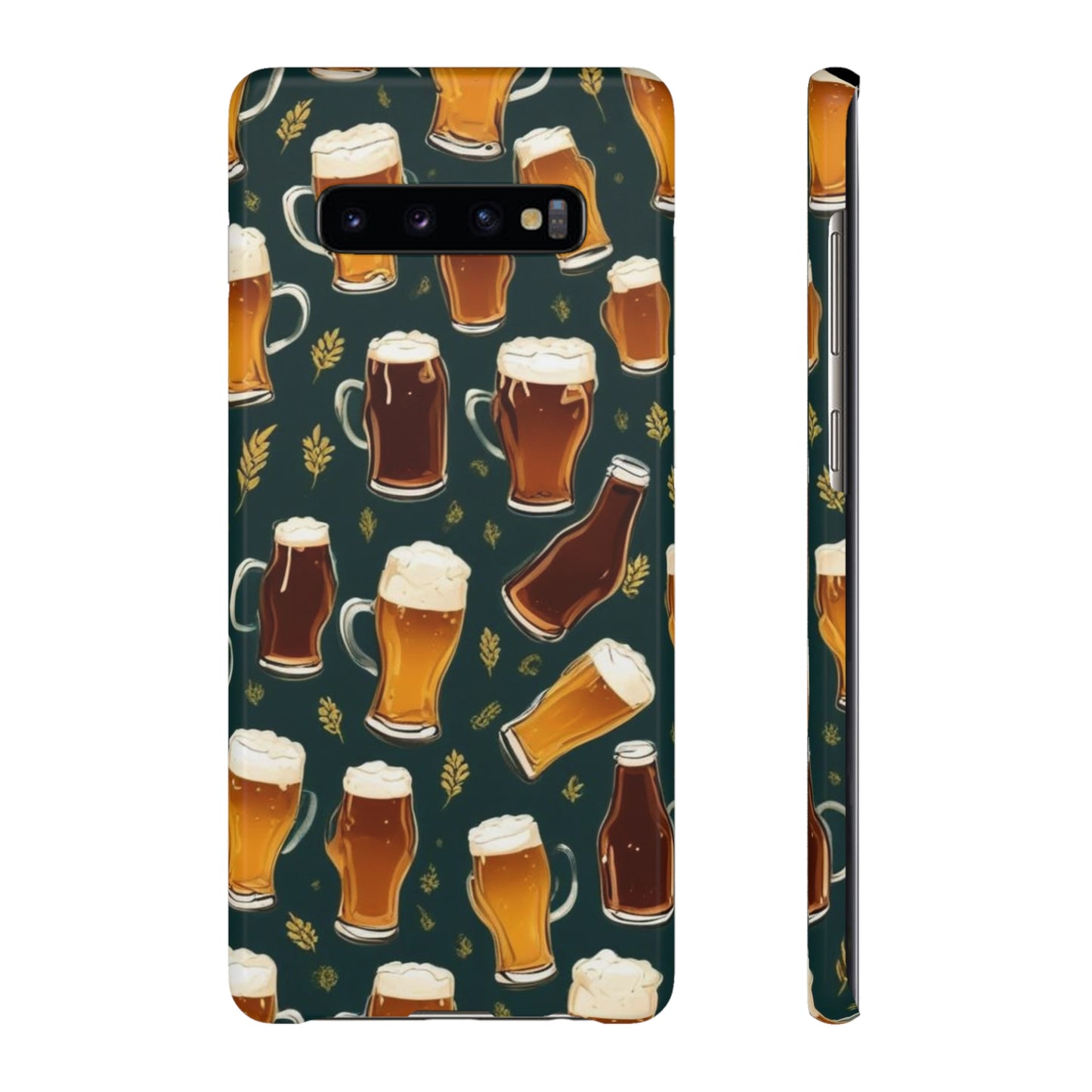 Beer Pattern Snap Cases