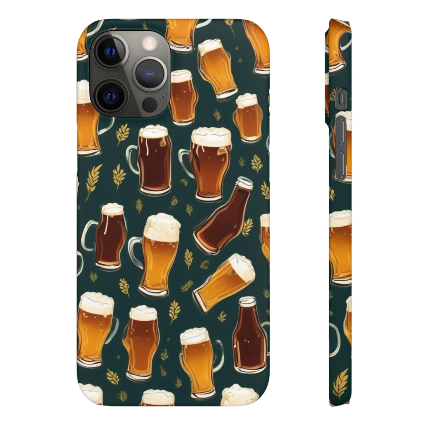 Beer Pattern Snap Cases