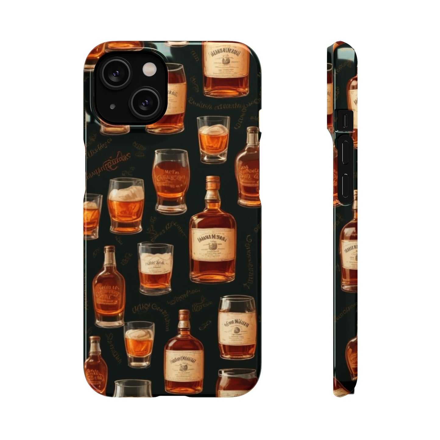 Whiskey Pattern Snap Cases