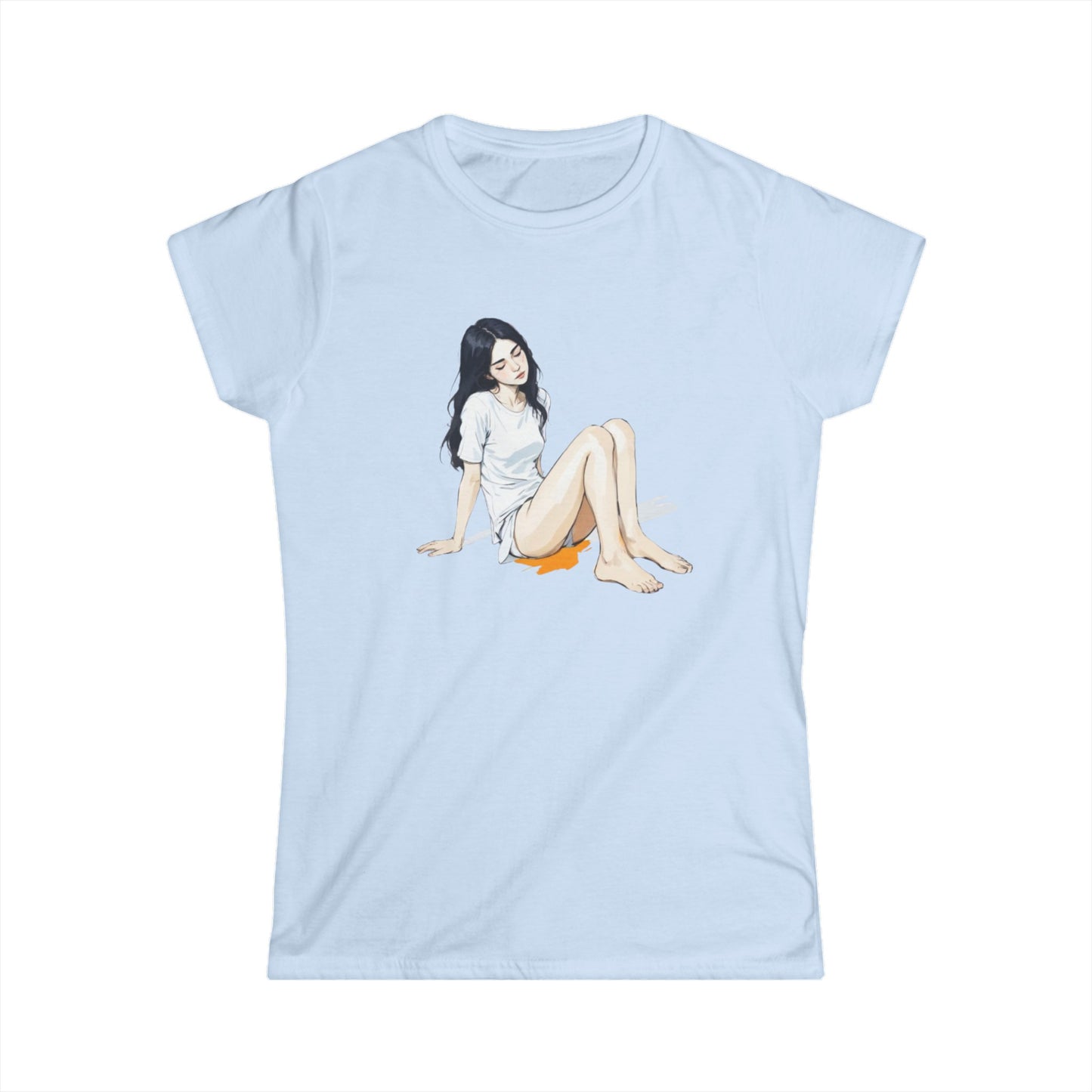 Sitting Pose Style T-shirt