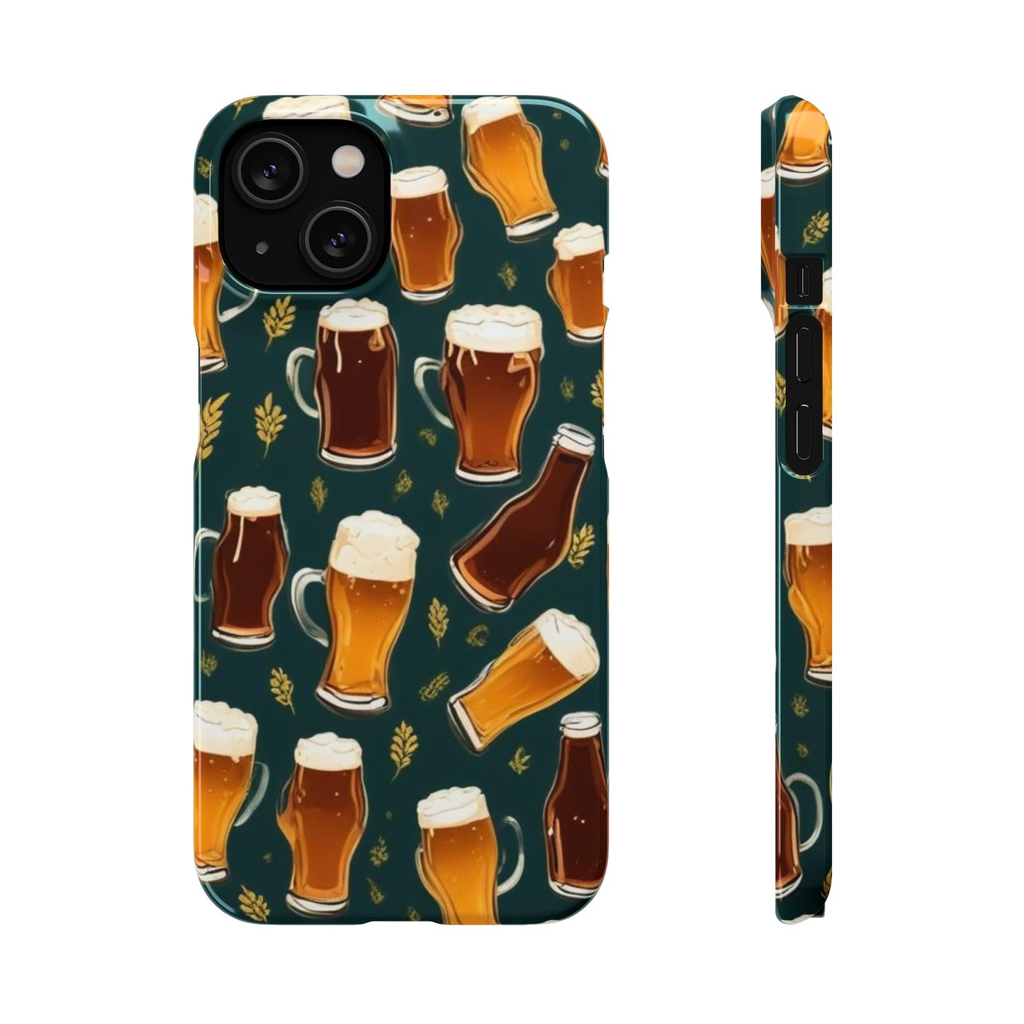 Beer Pattern Snap Cases