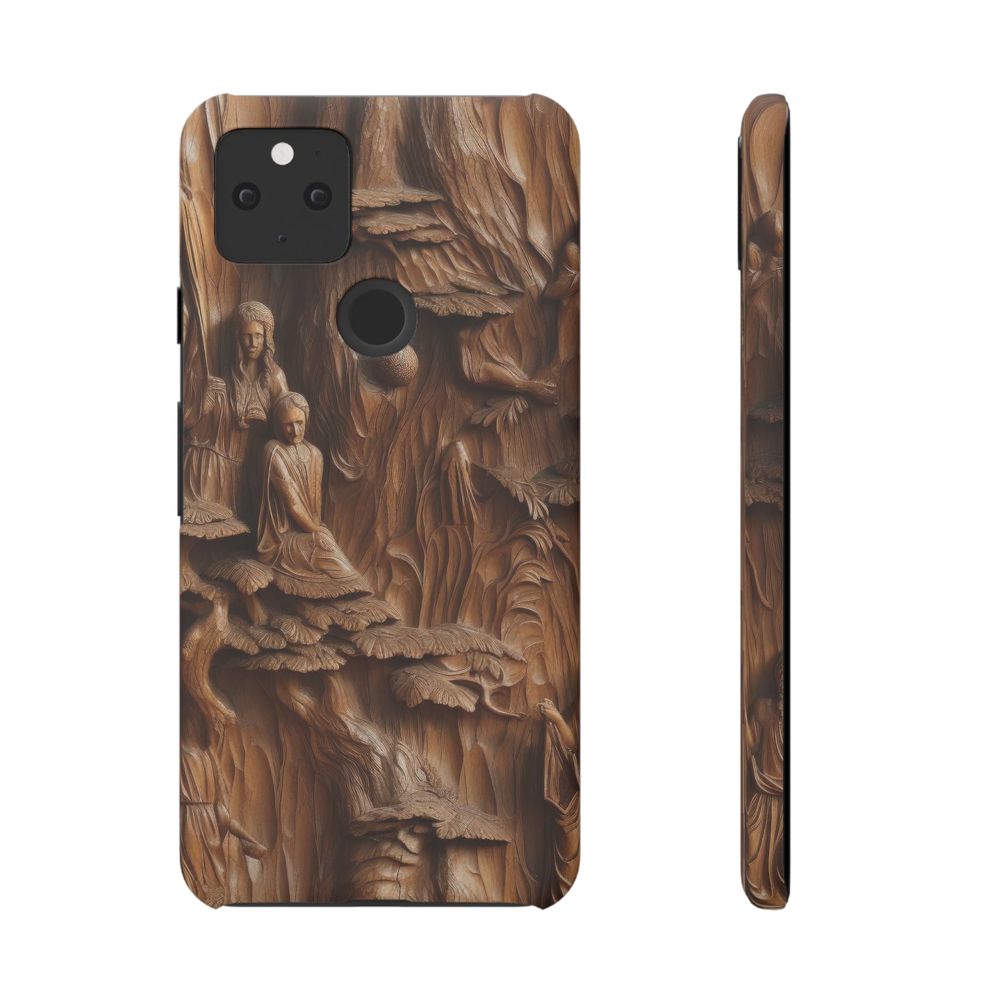 Biblical , Spiritual Carved Wood Phone cover Snap Cases .