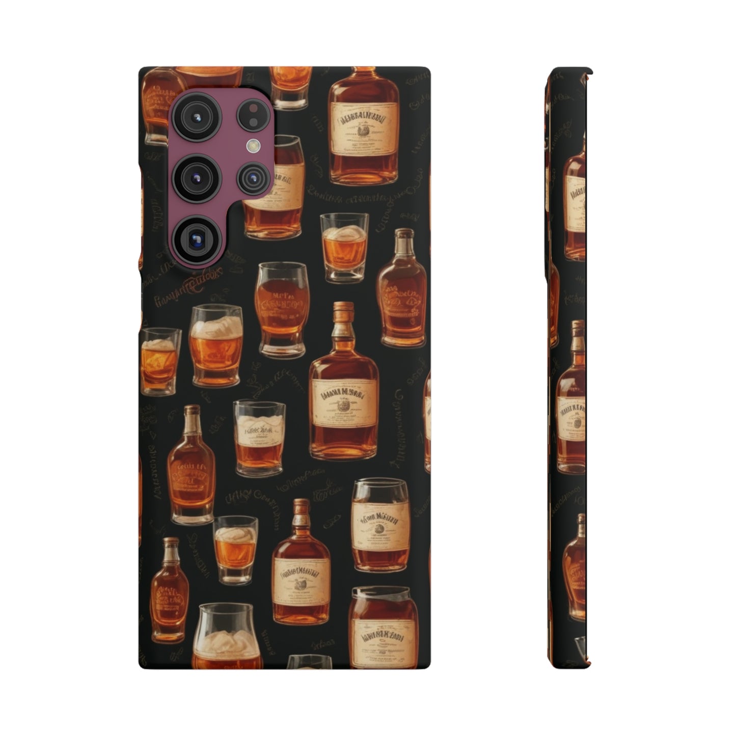 Whiskey Pattern Snap Cases