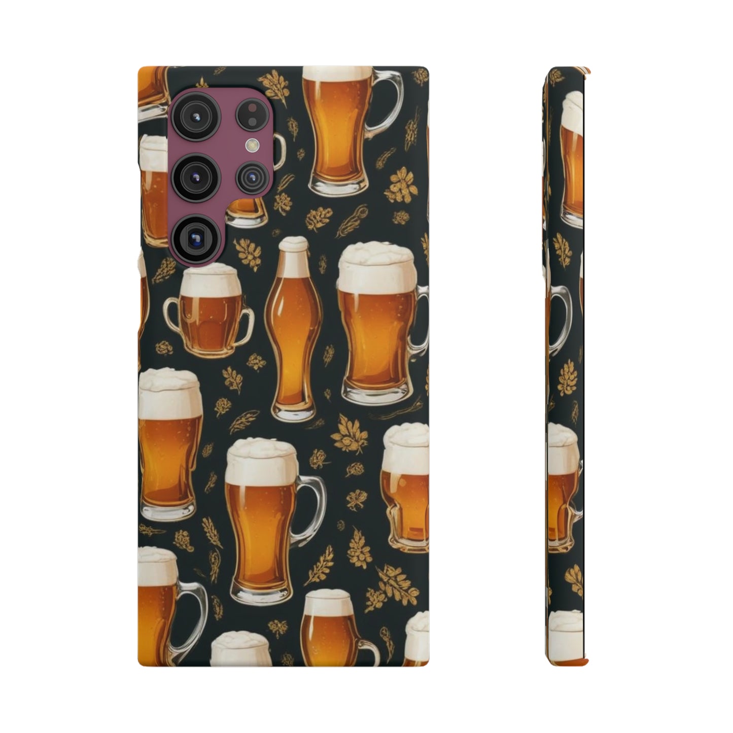 Beer Pattern Snap Cases