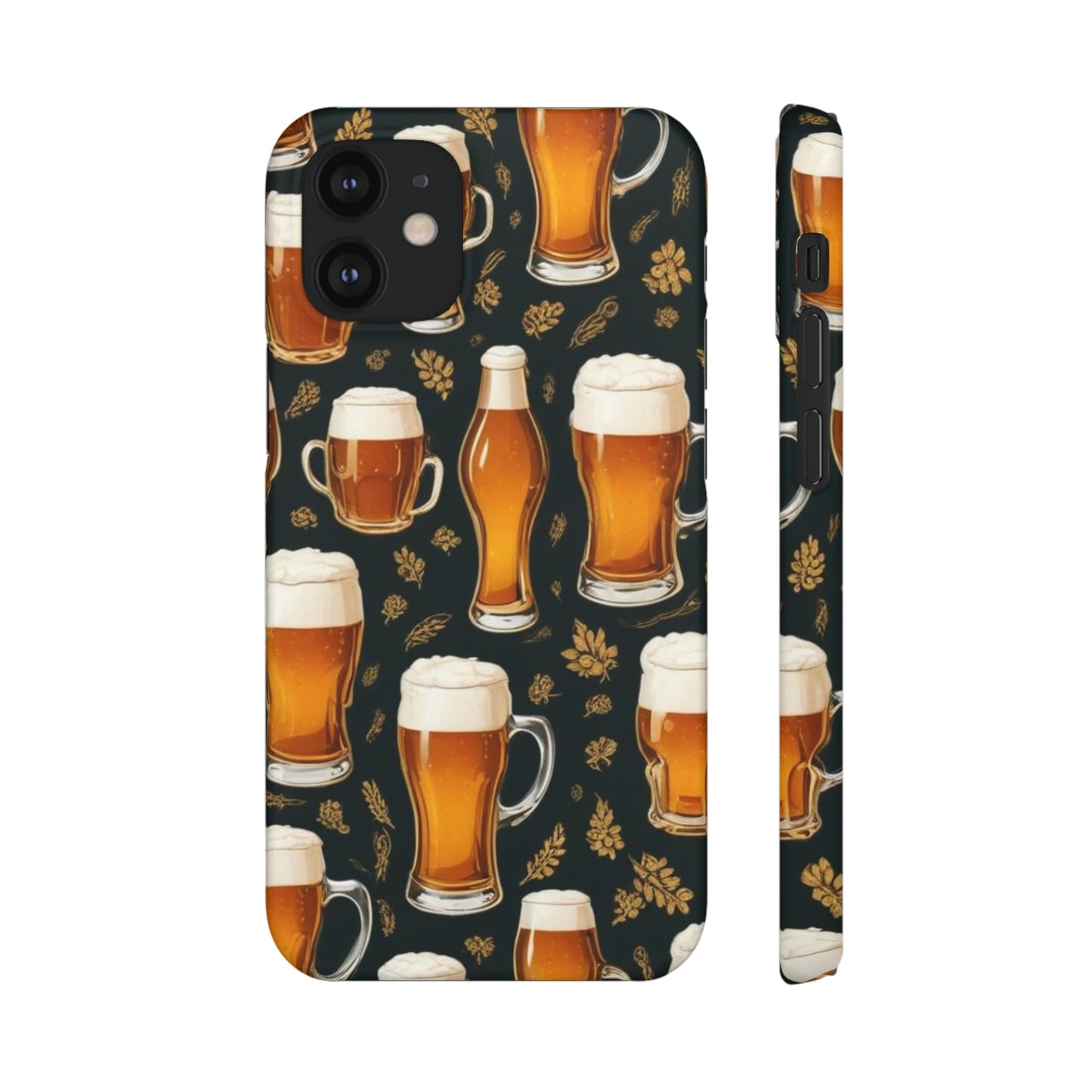 Beer Pattern Snap Cases