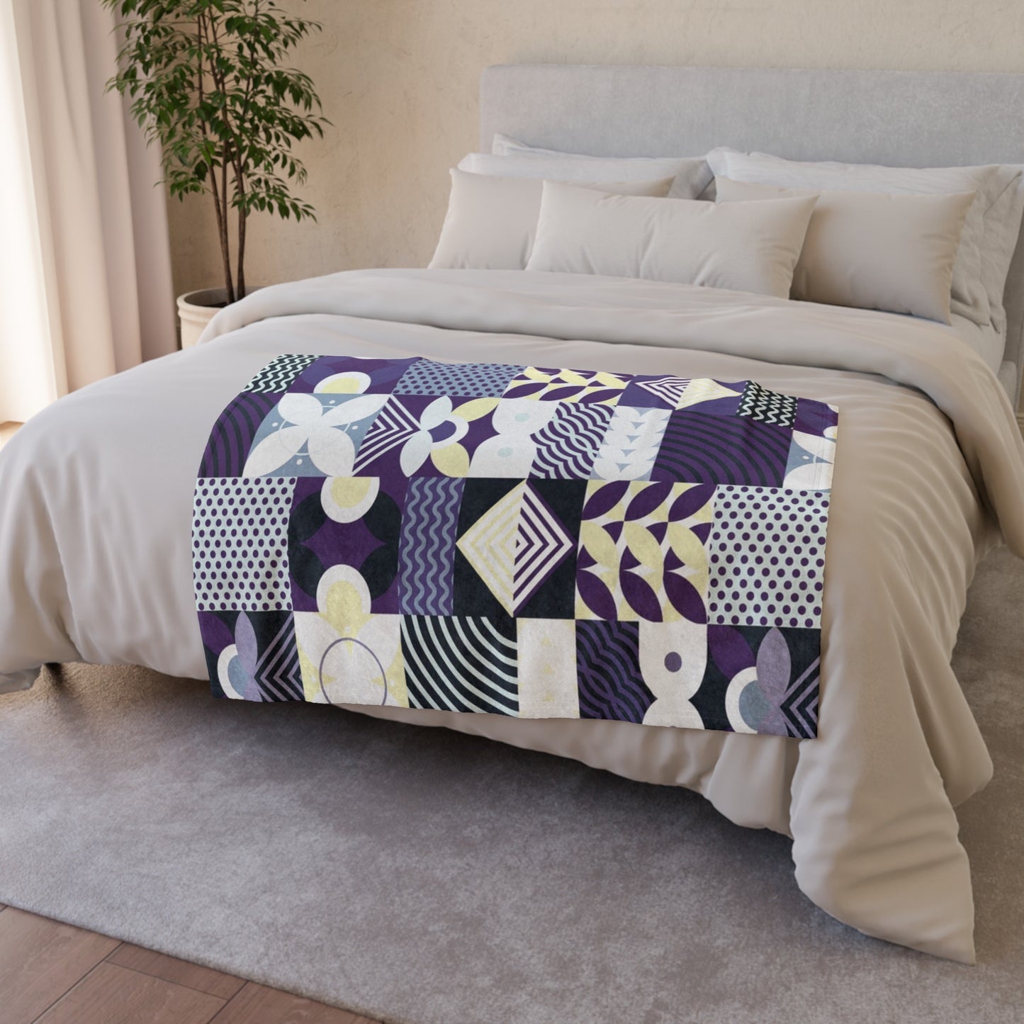 60s patterns  Soft Polyester Blanket