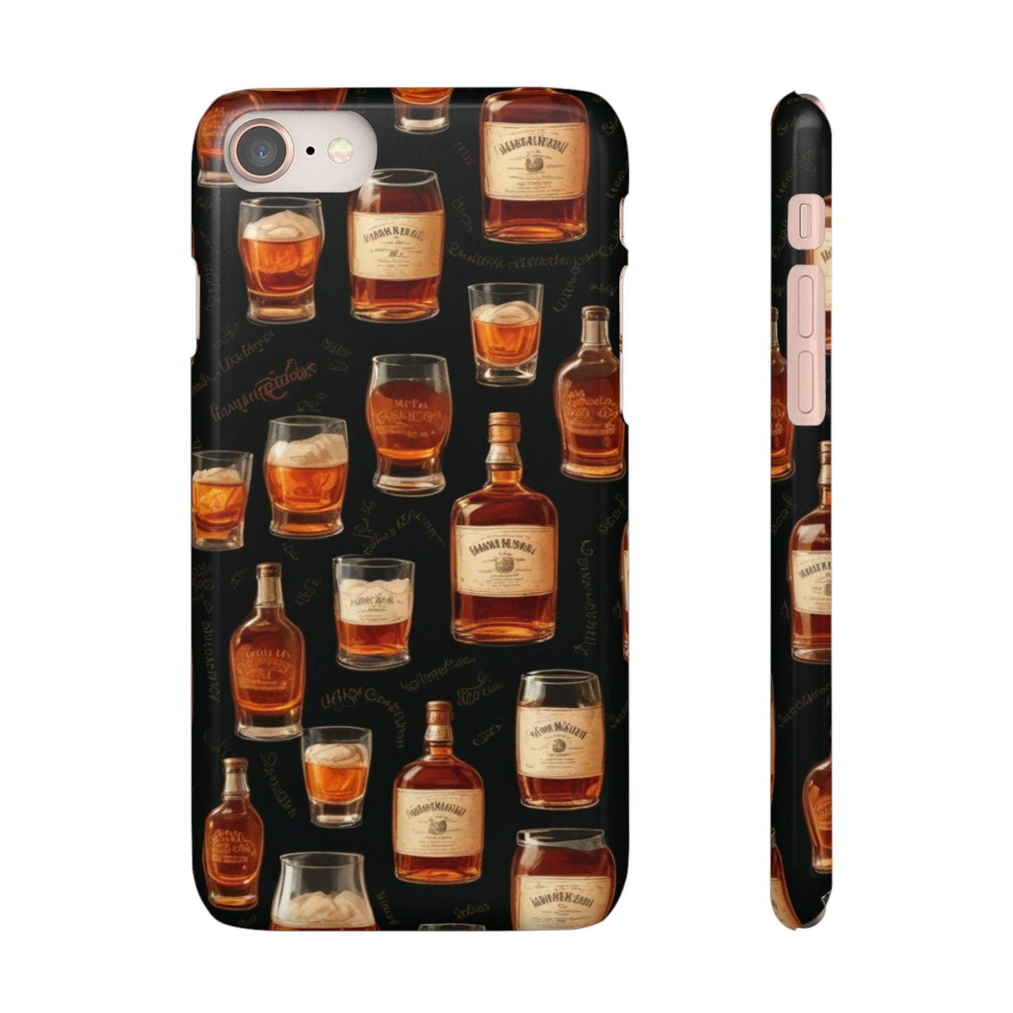 Whiskey Pattern Snap Cases