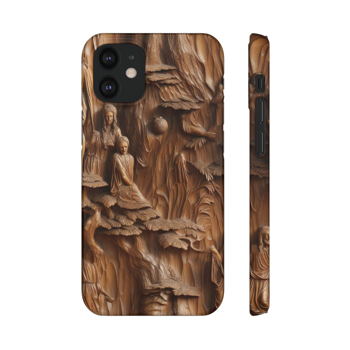 Biblical , Spiritual Carved Wood Phone cover Snap Cases .