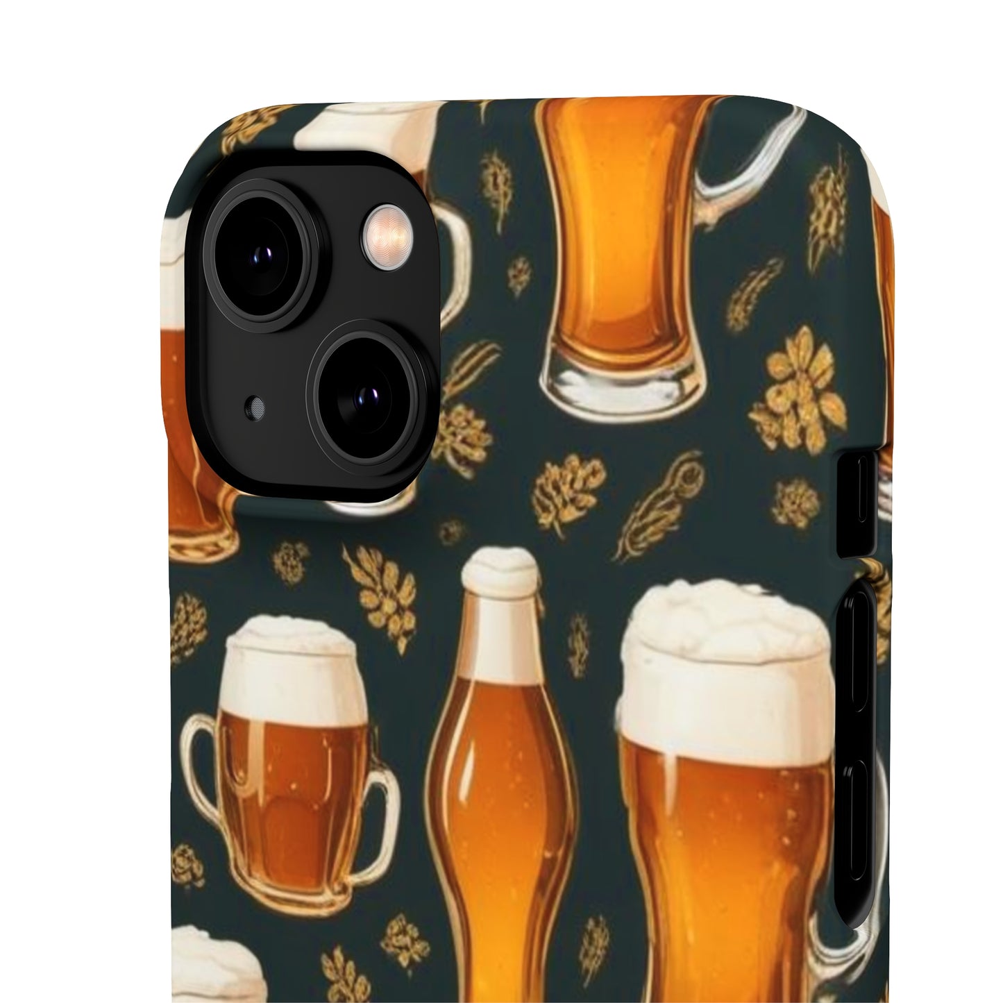 Beer Pattern Snap Cases