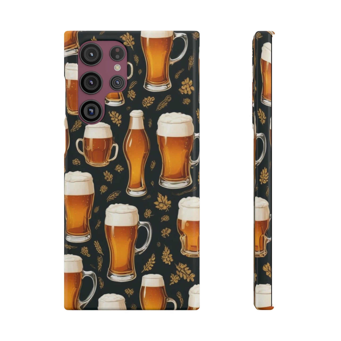 Beer Pattern Snap Cases