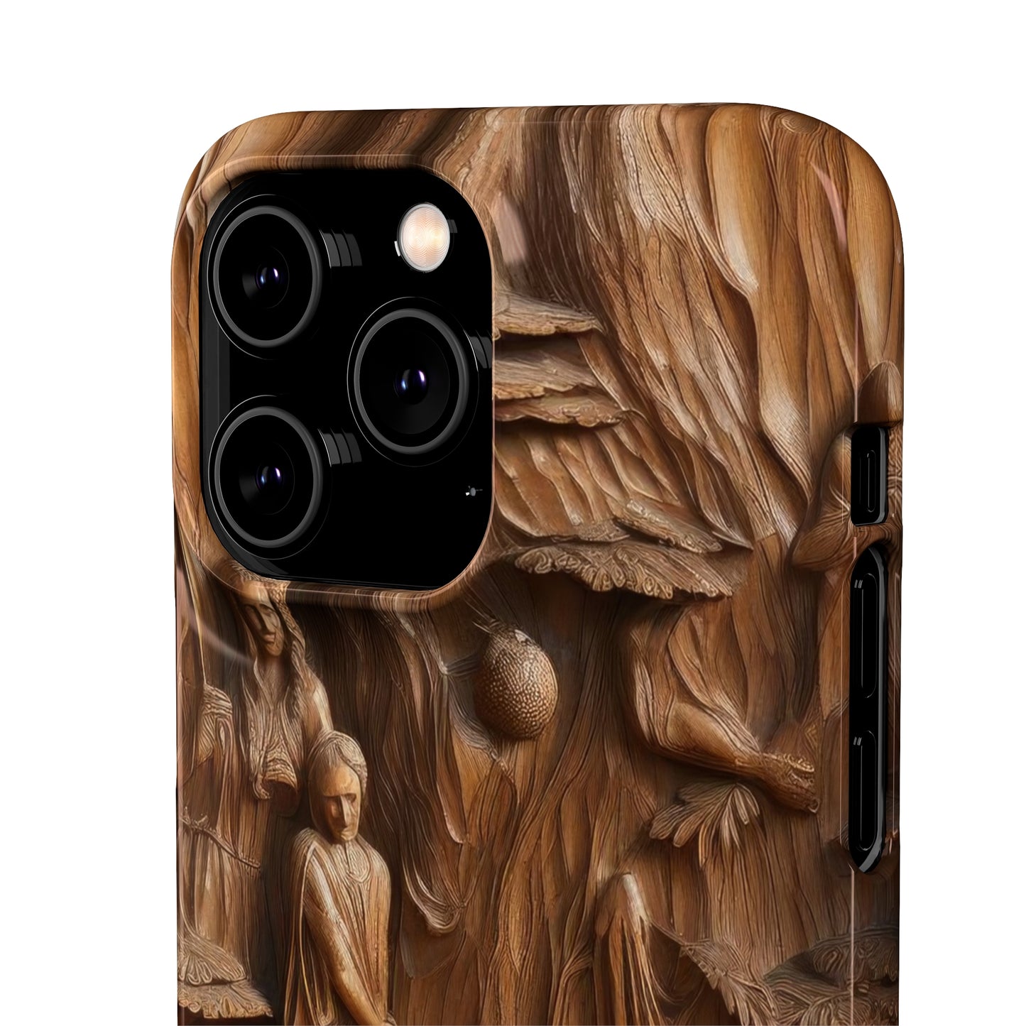 Biblical , Spiritual Carved Wood Phone cover Snap Cases .