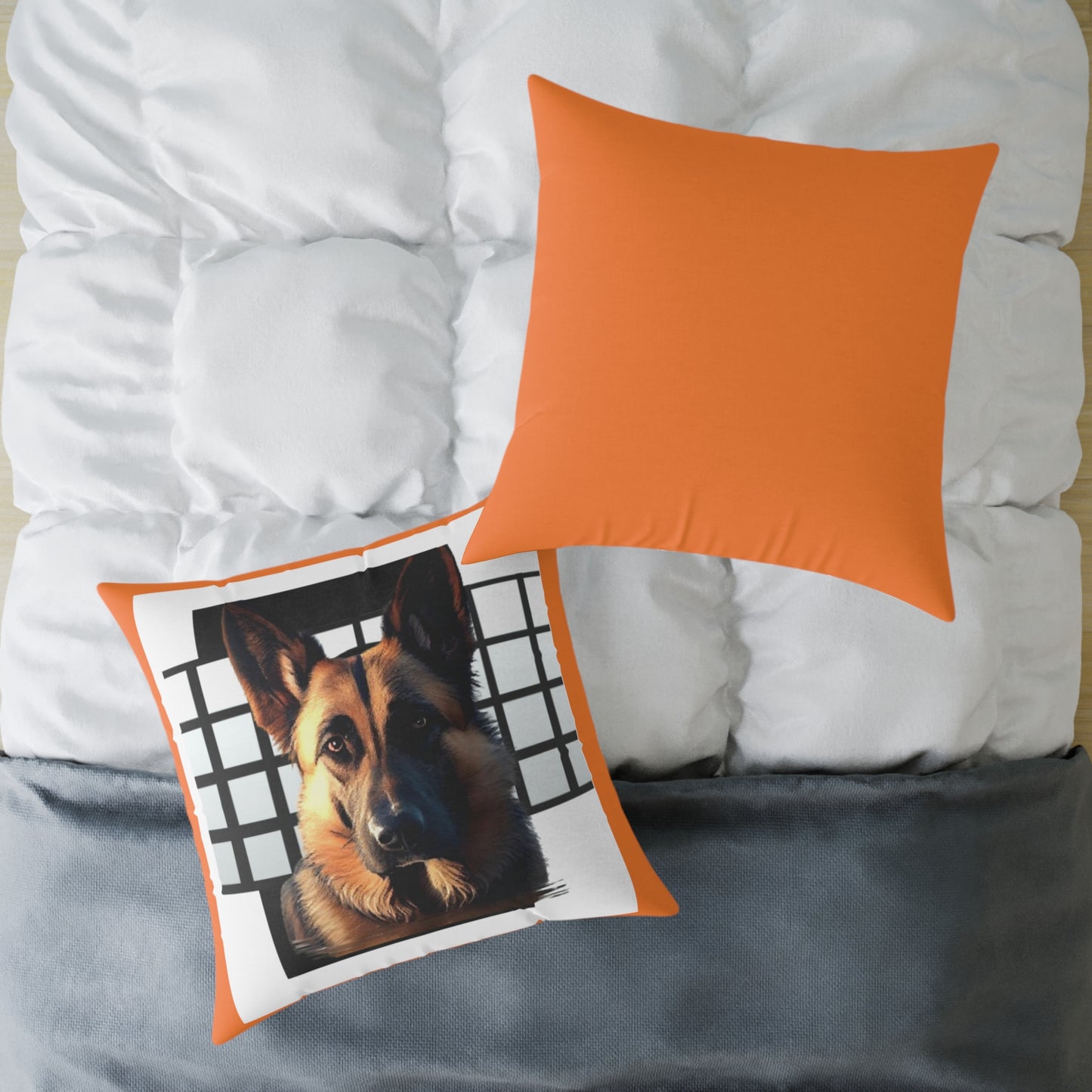 Square Poly Canvas Pillow