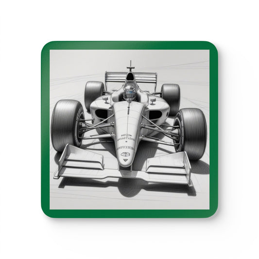 Racing Car  Corkwood Coaster Set