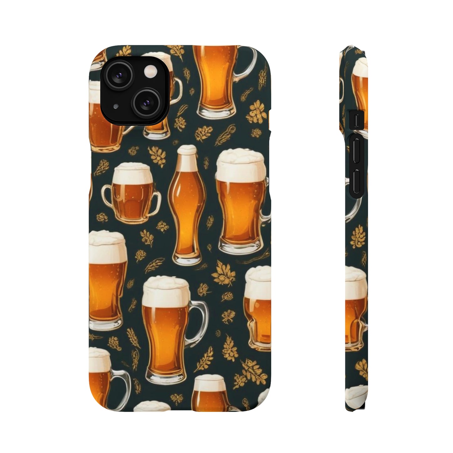Beer Pattern Snap Cases