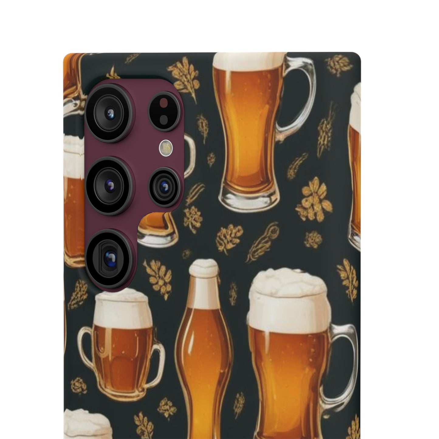 Beer Pattern Snap Cases