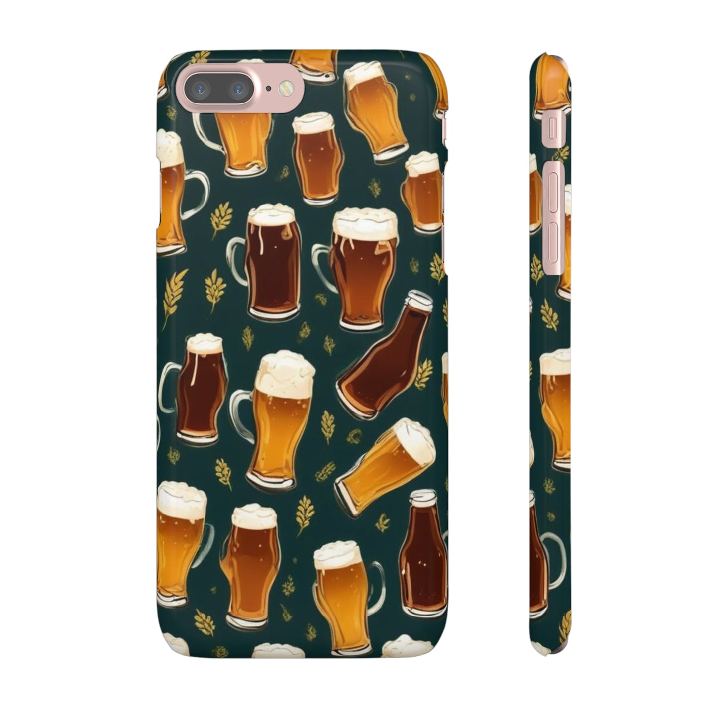 Beer Pattern Snap Cases