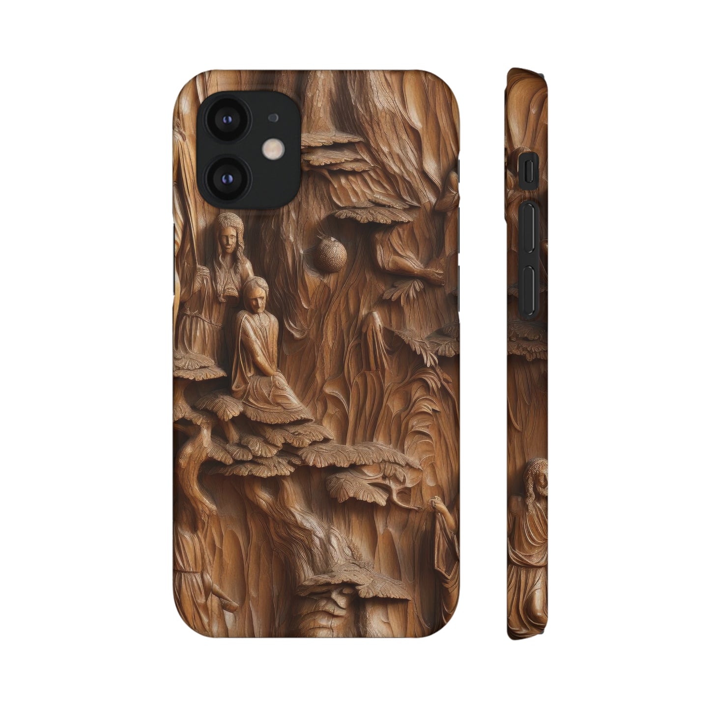 Biblical , Spiritual Carved Wood Phone cover Snap Cases .