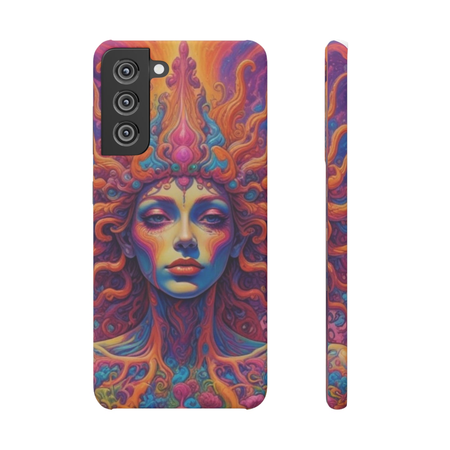 Trippy Pattern Snap Cases